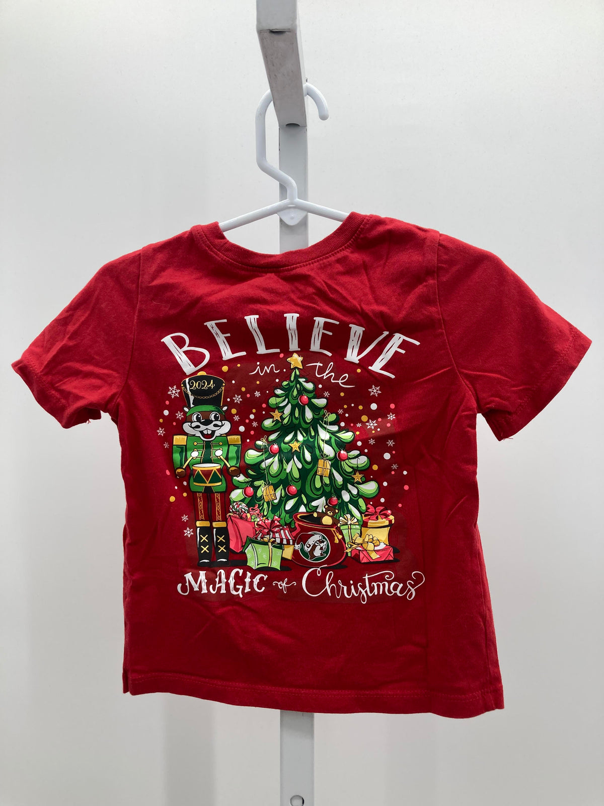 SHORT SLV SHIRT GRAPHIC KNIT.