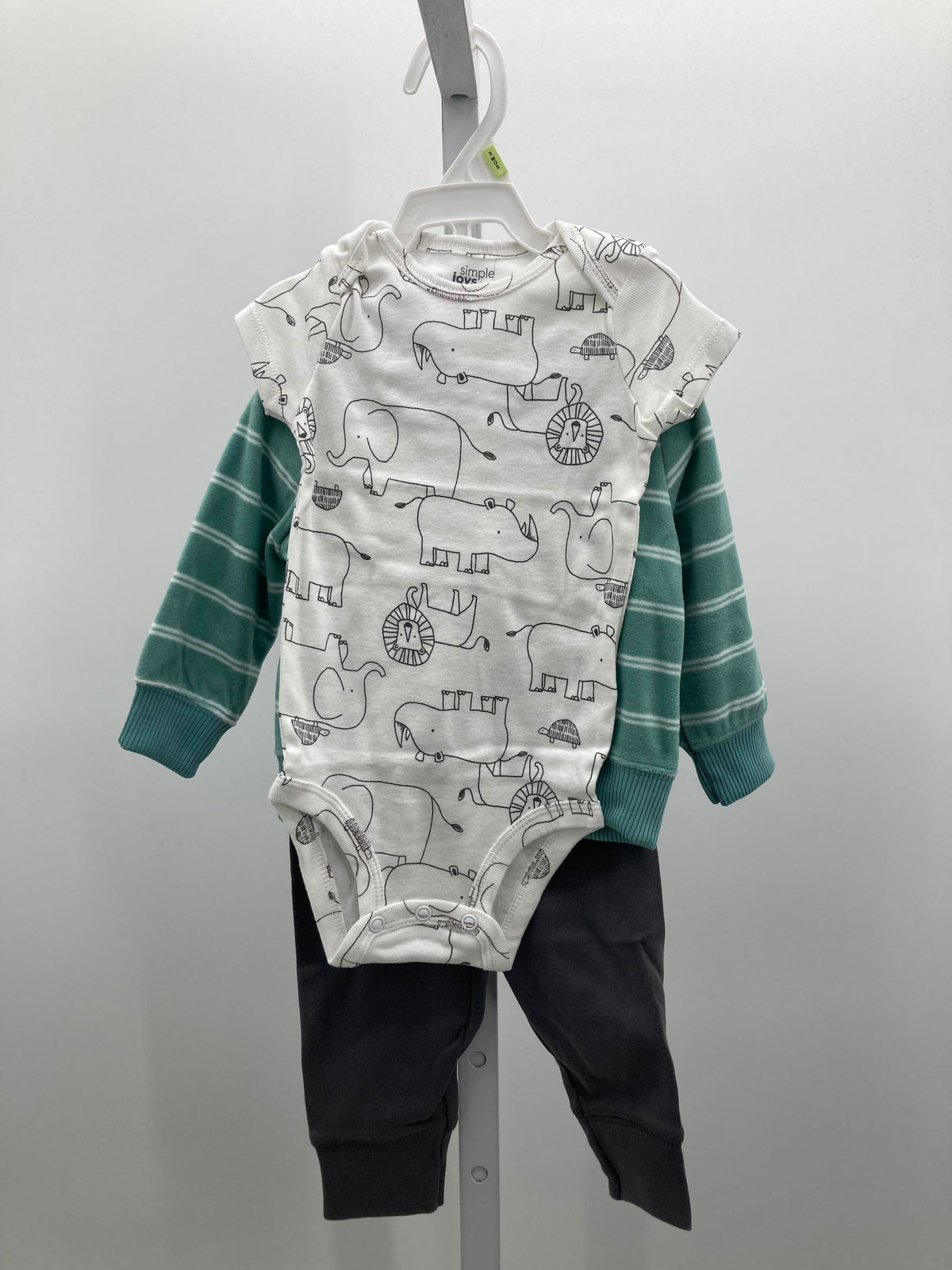 NWOT FLEECE JACKET ANIMAL SHIRT AND GREY PANTS