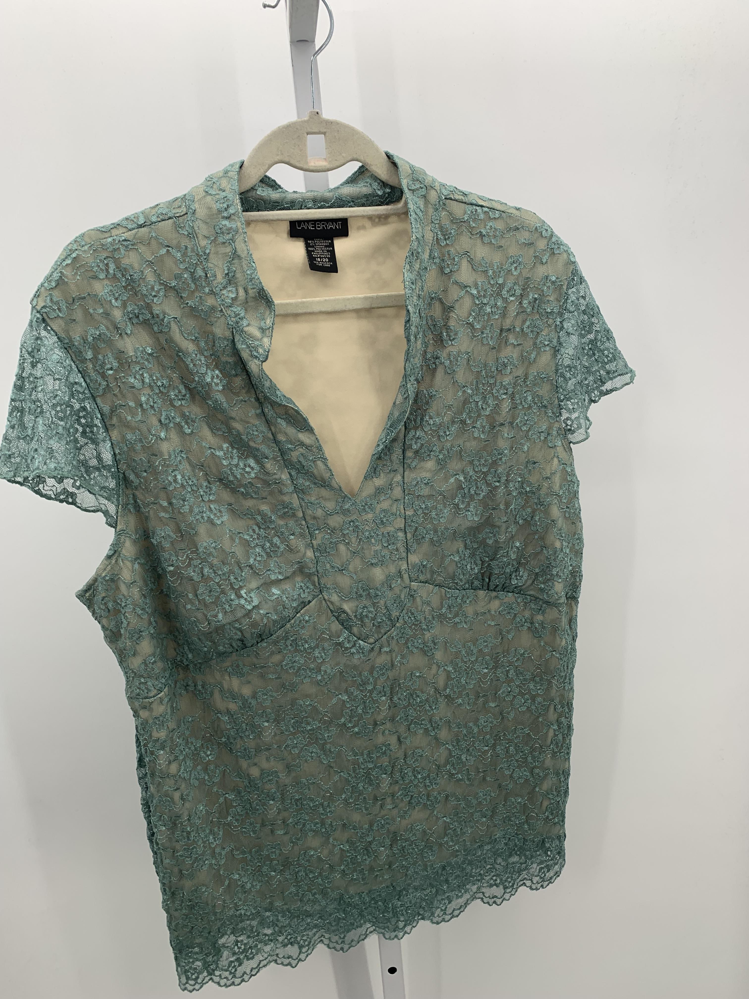 Lane Bryant Size 18/20 W Womens Short Sleeve Shirt