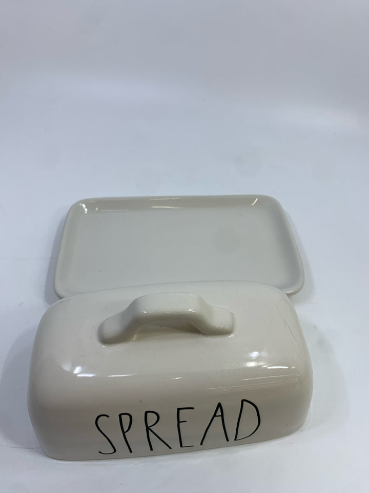 "SPREAD" BUTTER DISH.