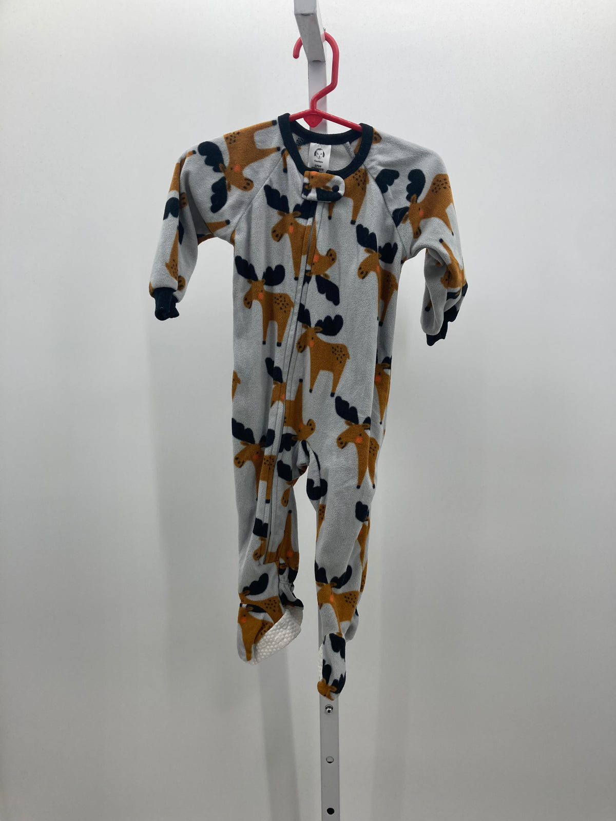 FLEECE ZIP MOOSE