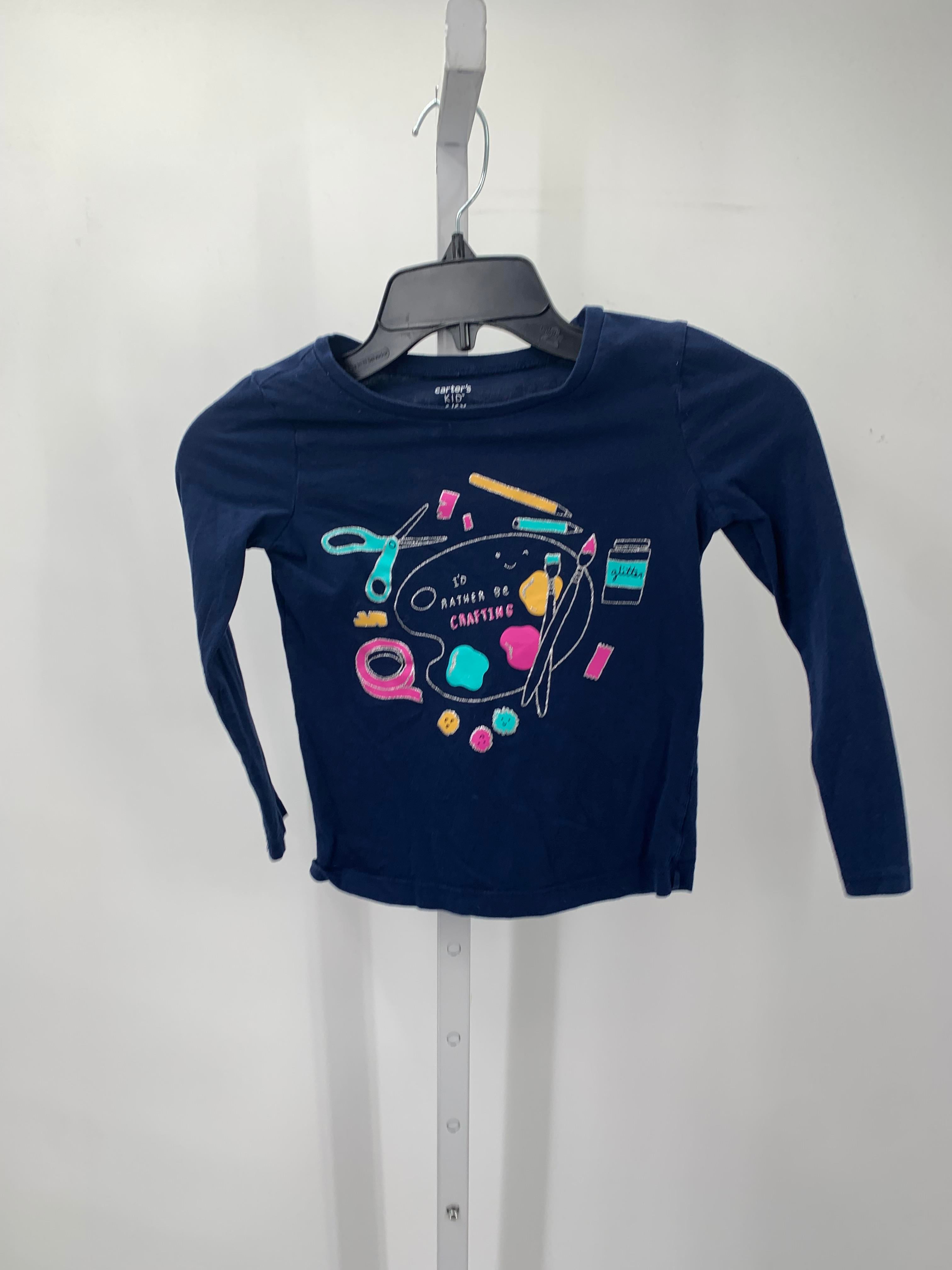 Carters Size 6/6X Girls Long Sleeve Shirt