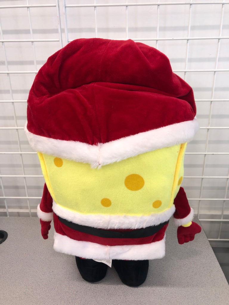 SANTA SPONGEBOB STANDING FIGURE.