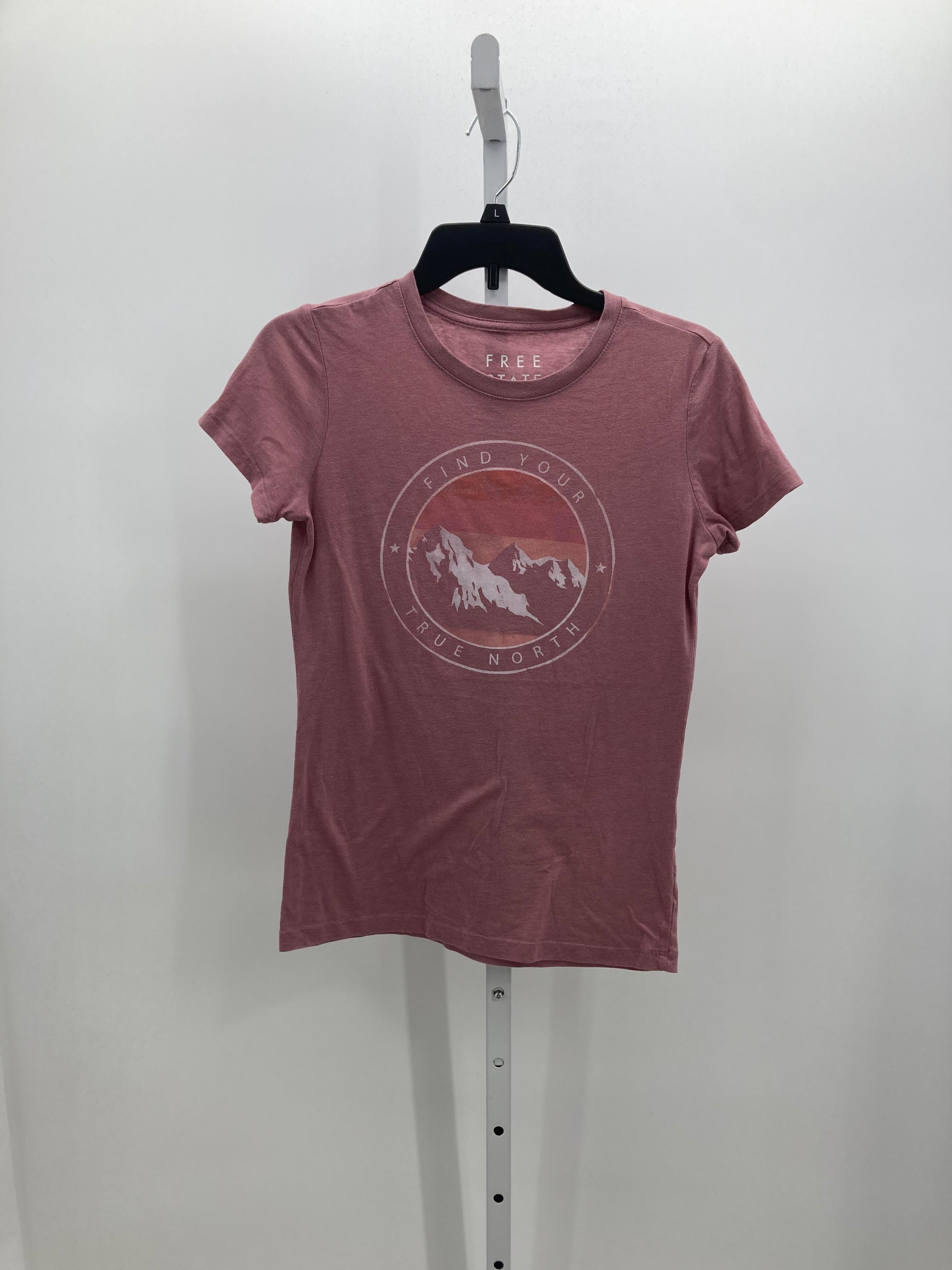 Free Spirit Size Medium Misses Short Sleeve Shirt