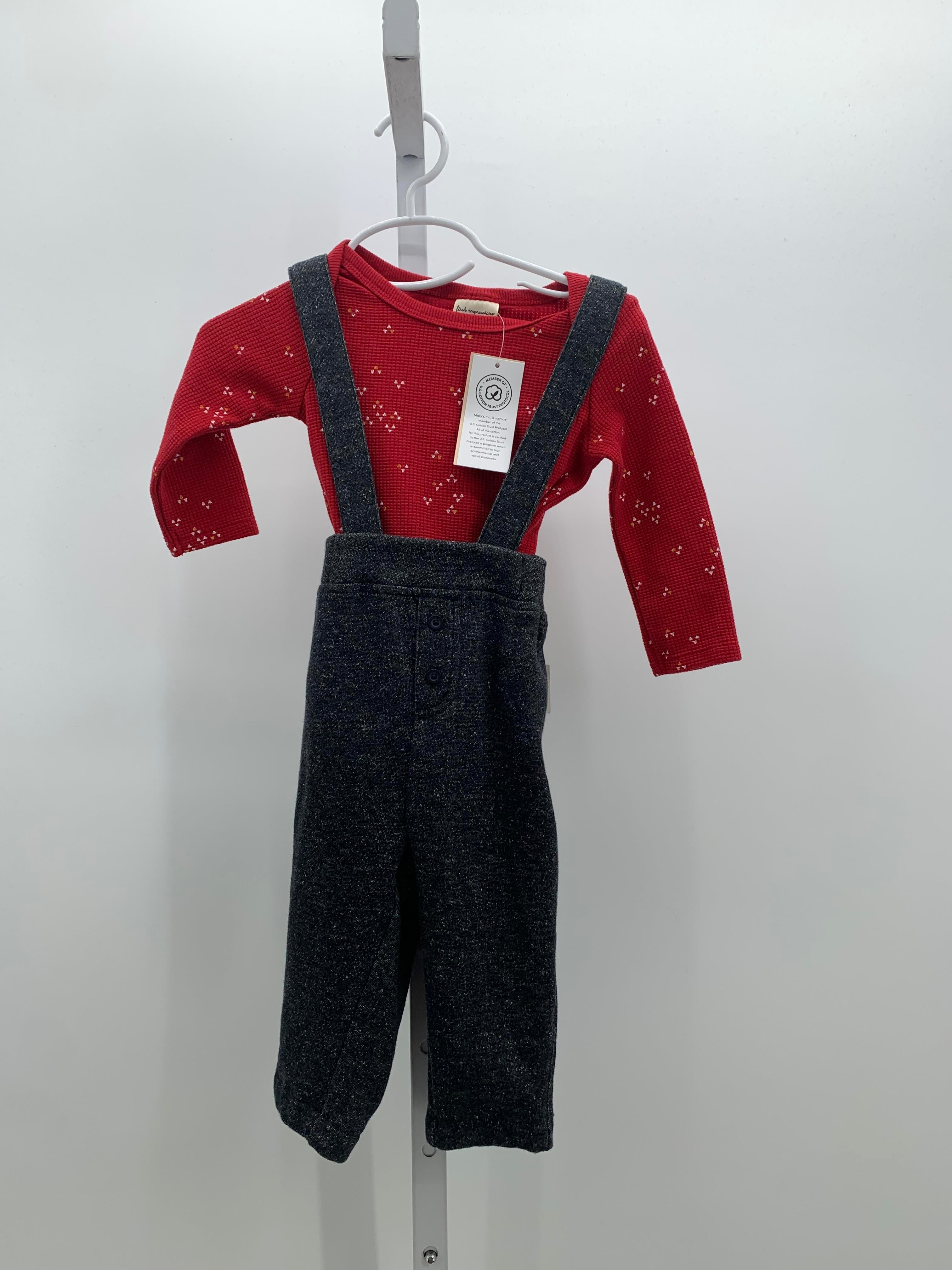NEW TRIANGLES WAFFLE KNIT SHIRT KNIT PANTS WITH SUSPENDERS