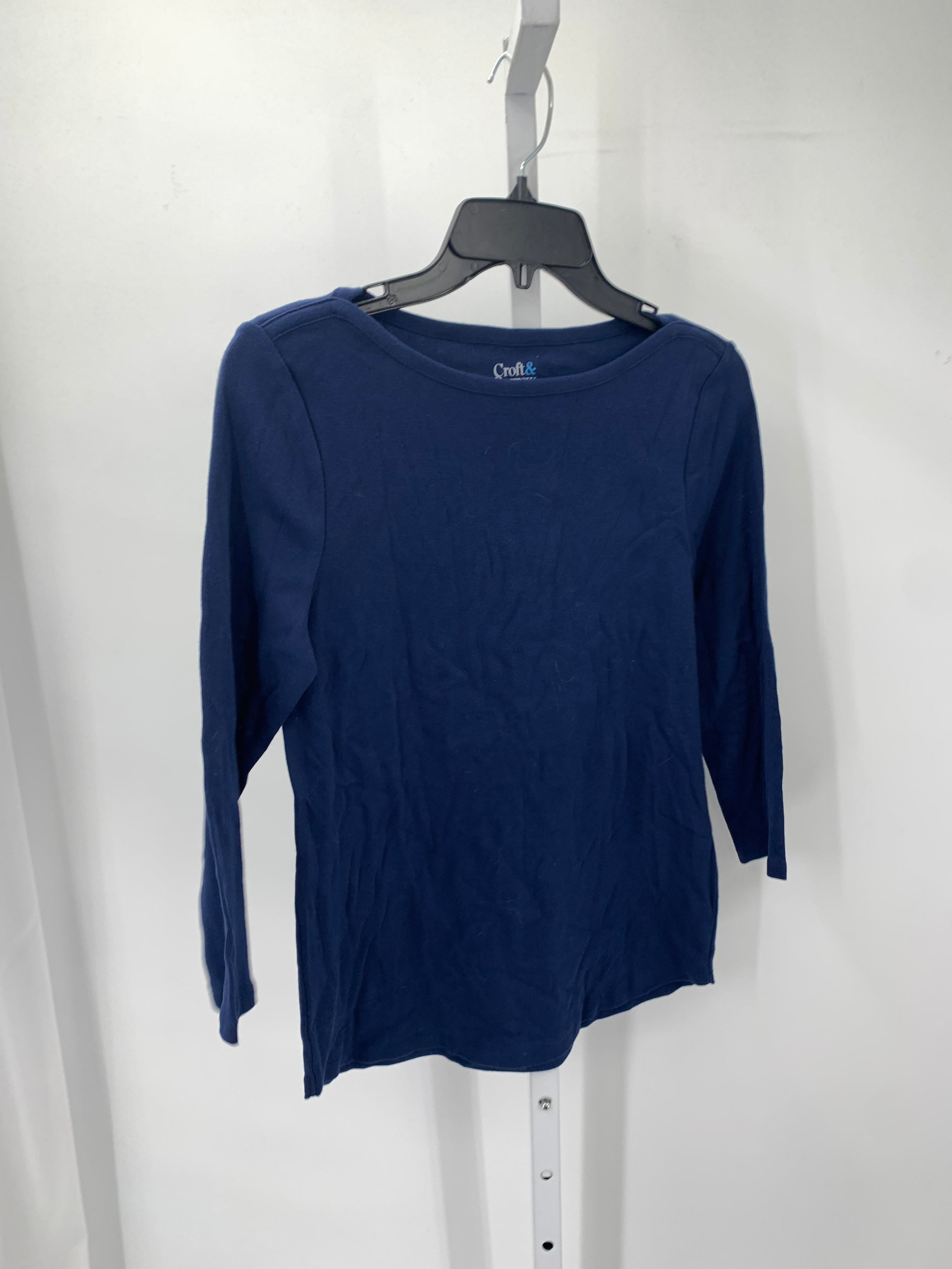 Croft & Barrow Size X Small Petite Petite 3/4 Sleeve Shirt