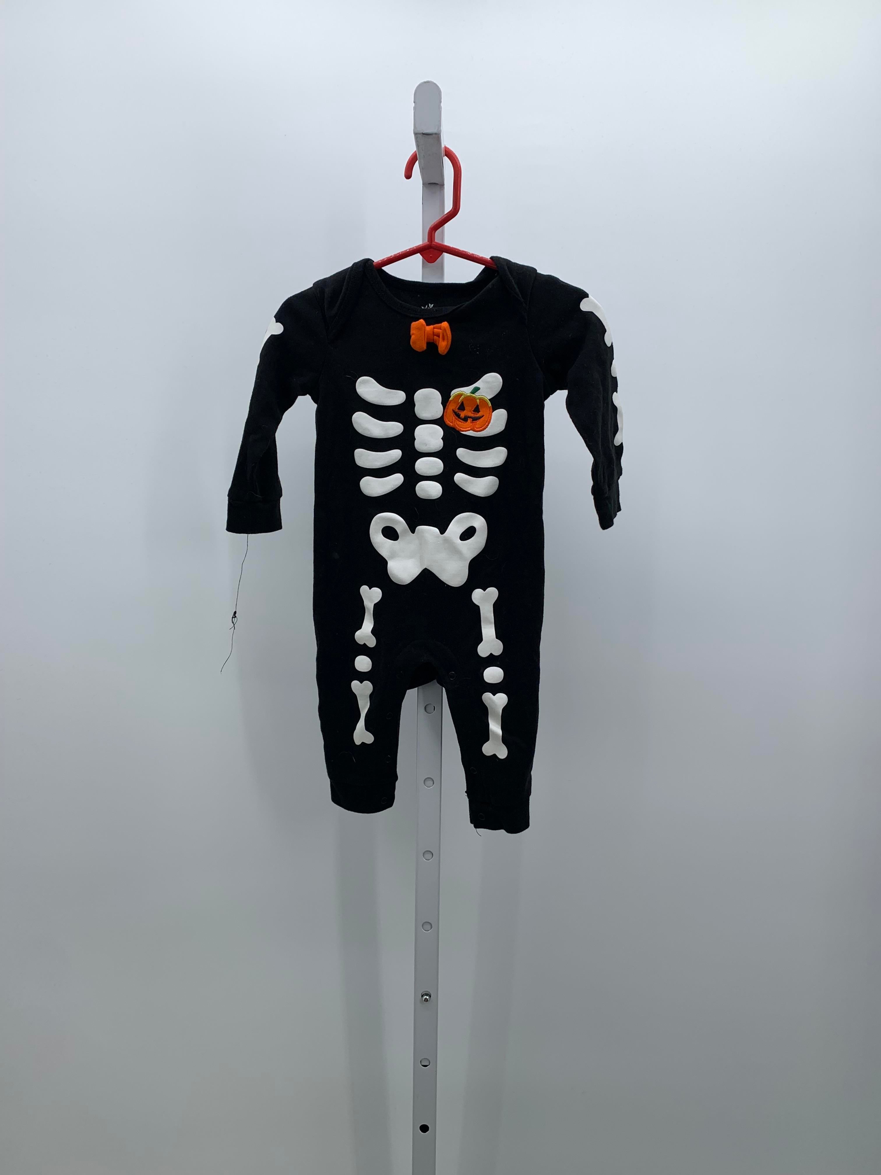 LONG SLV ROMPER SKELETON.