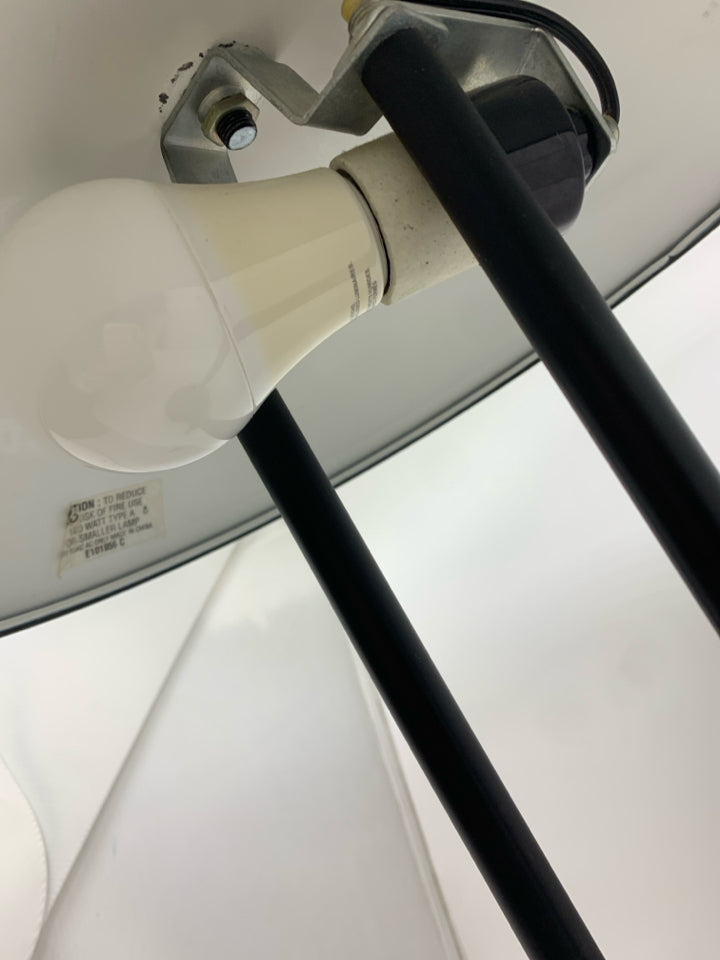 BLACK DOME LAMP.