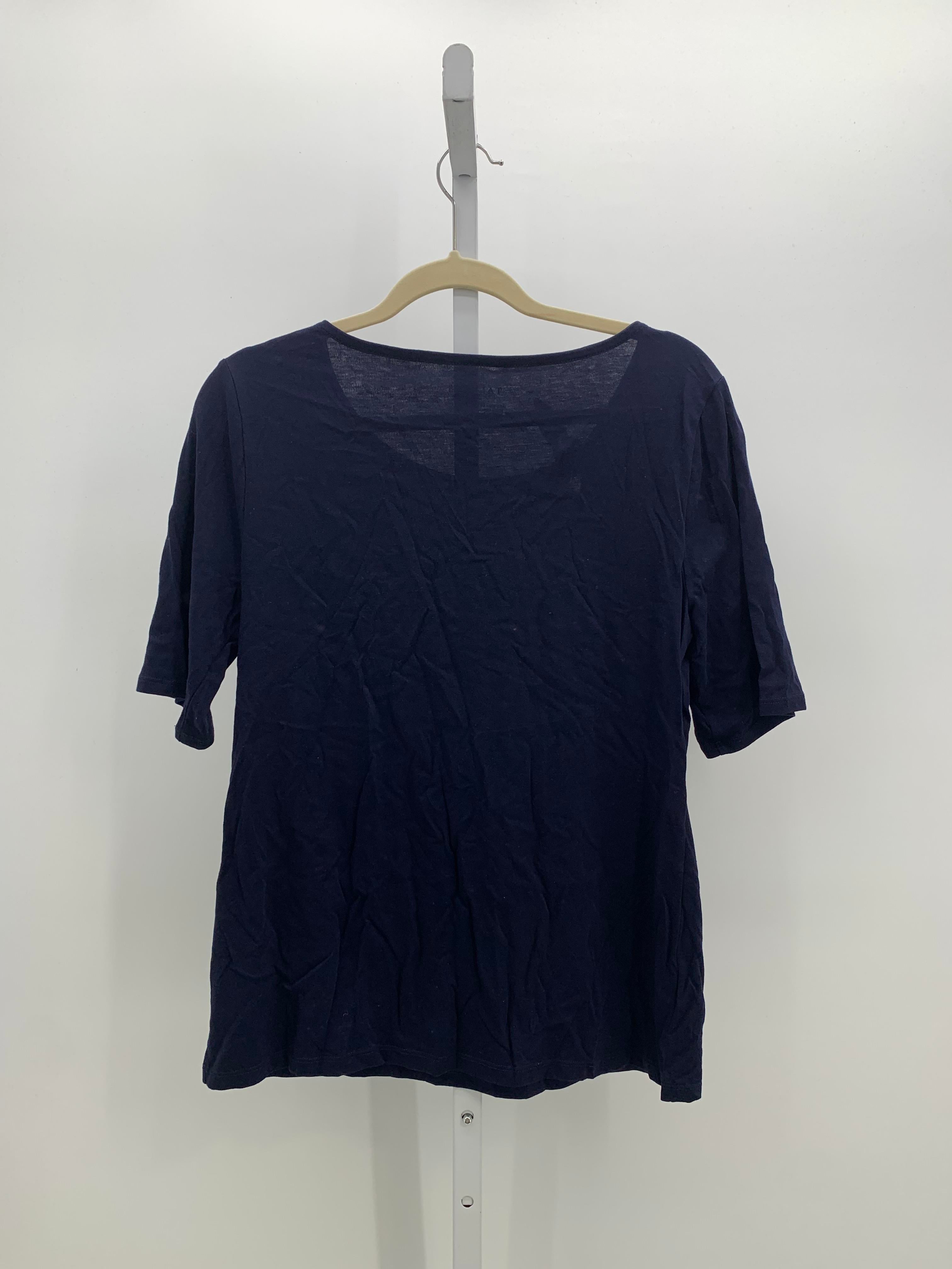 Talbots Size Medium Misses Short Sleeve Shirt