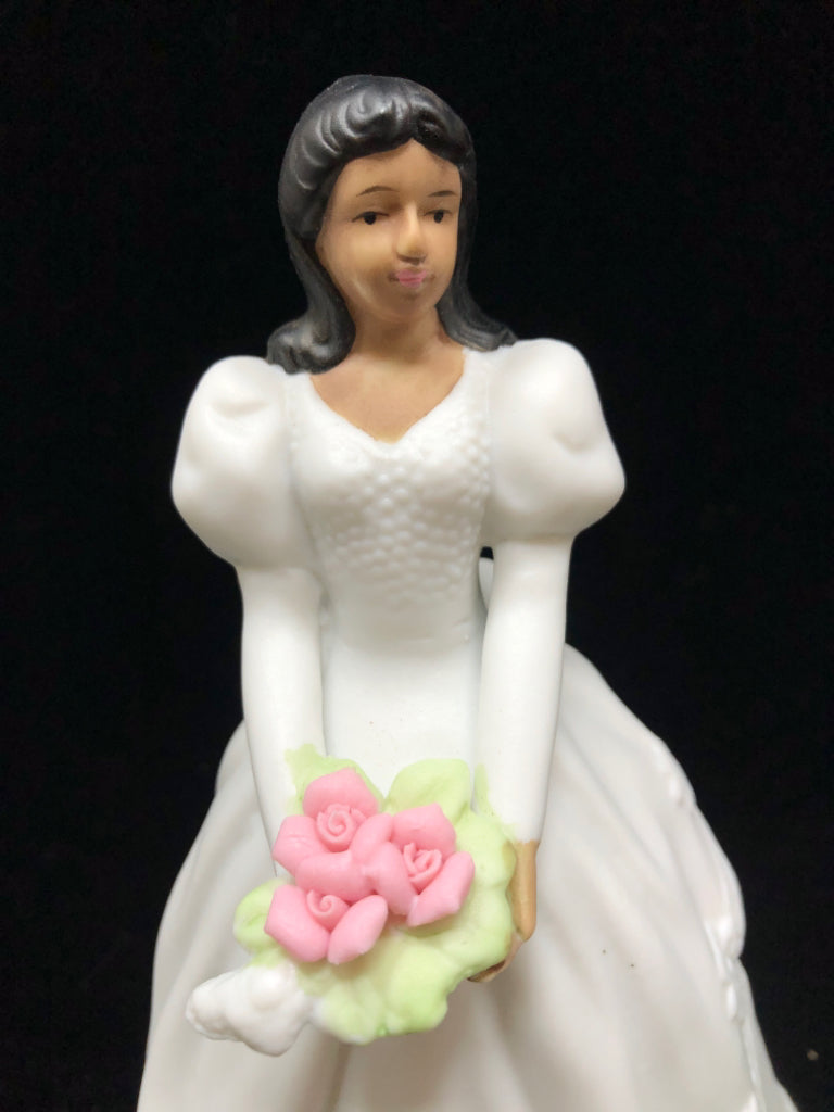 GIRL IN WHITE DRESS FIGURINE.