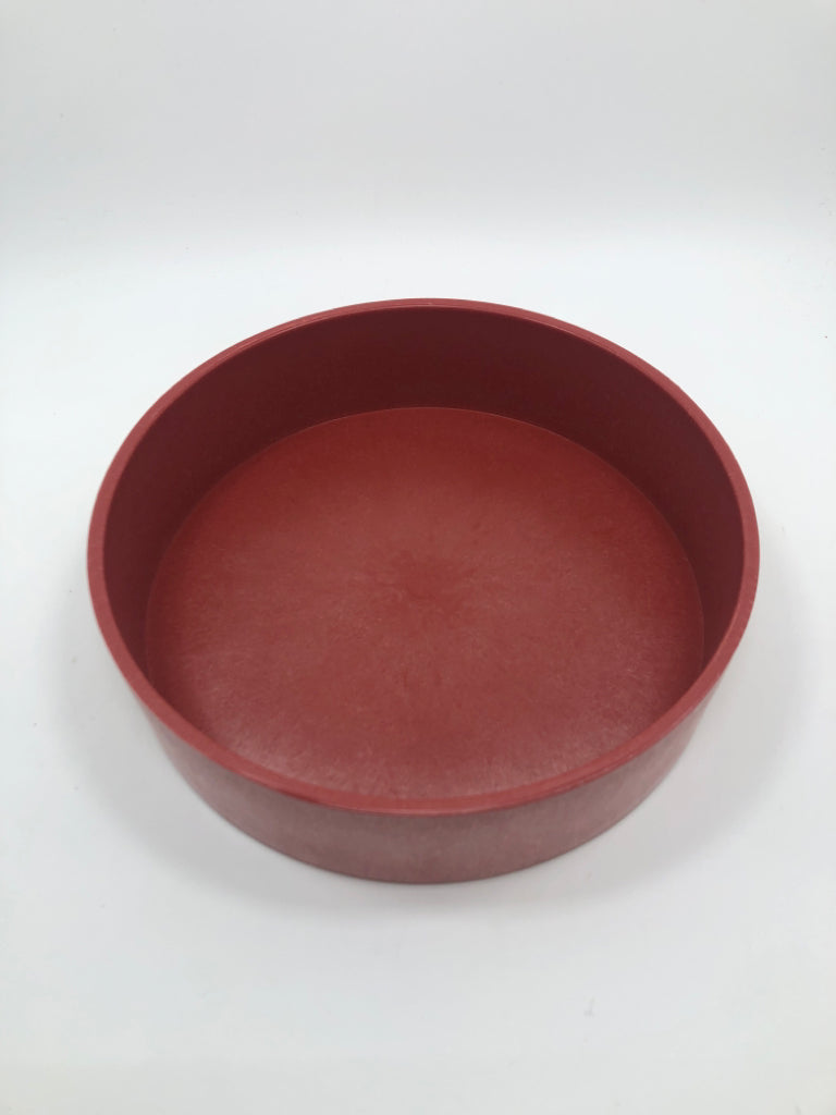 RED PLASTIC TORTILLA WARMER.