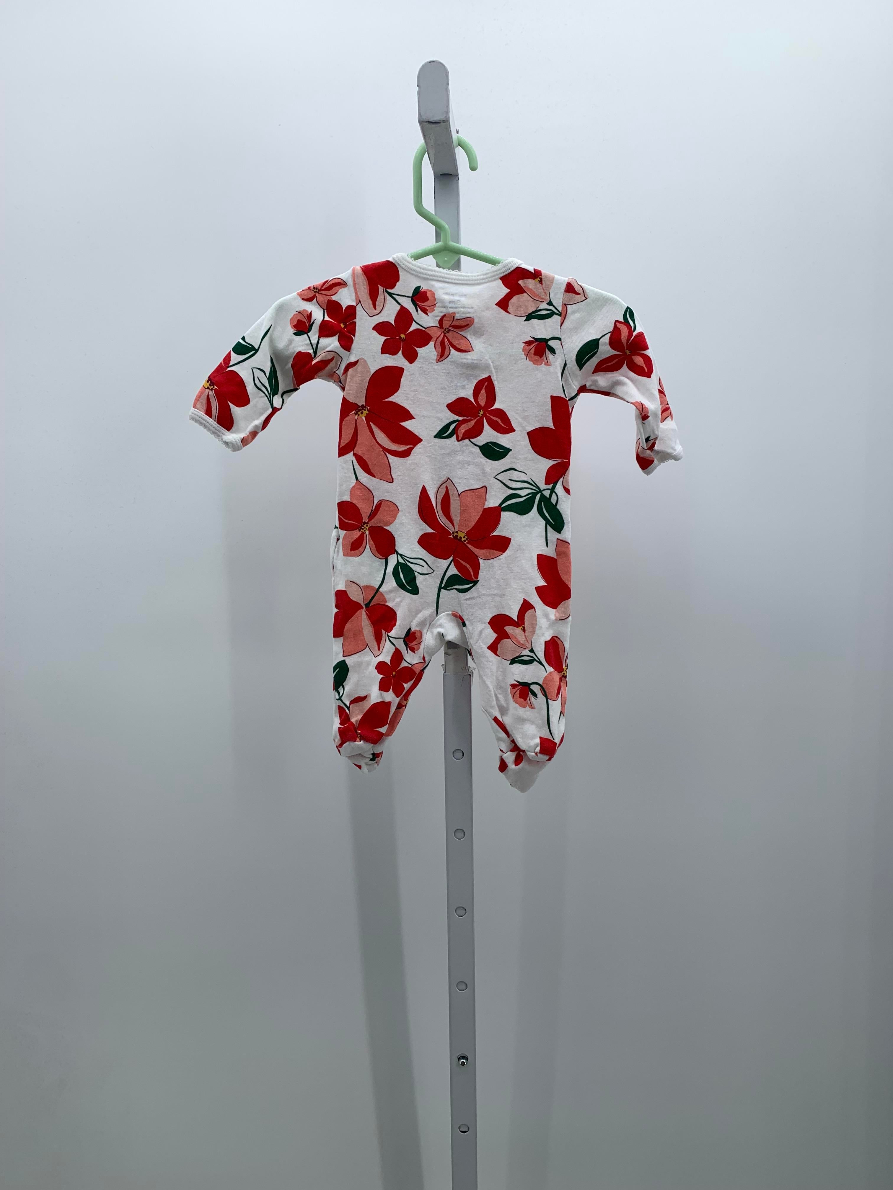 Carters Size 3 Months Girls Long Slv. Romper