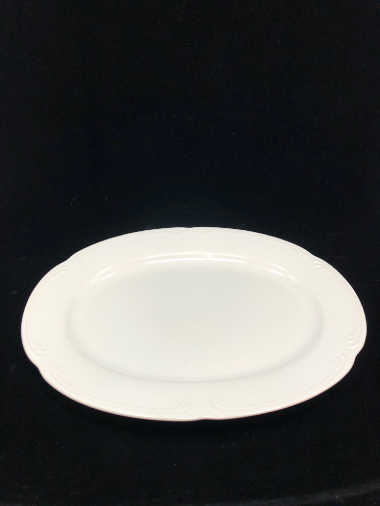PFALTZGRAFF WHITE OVAL PLATTER.