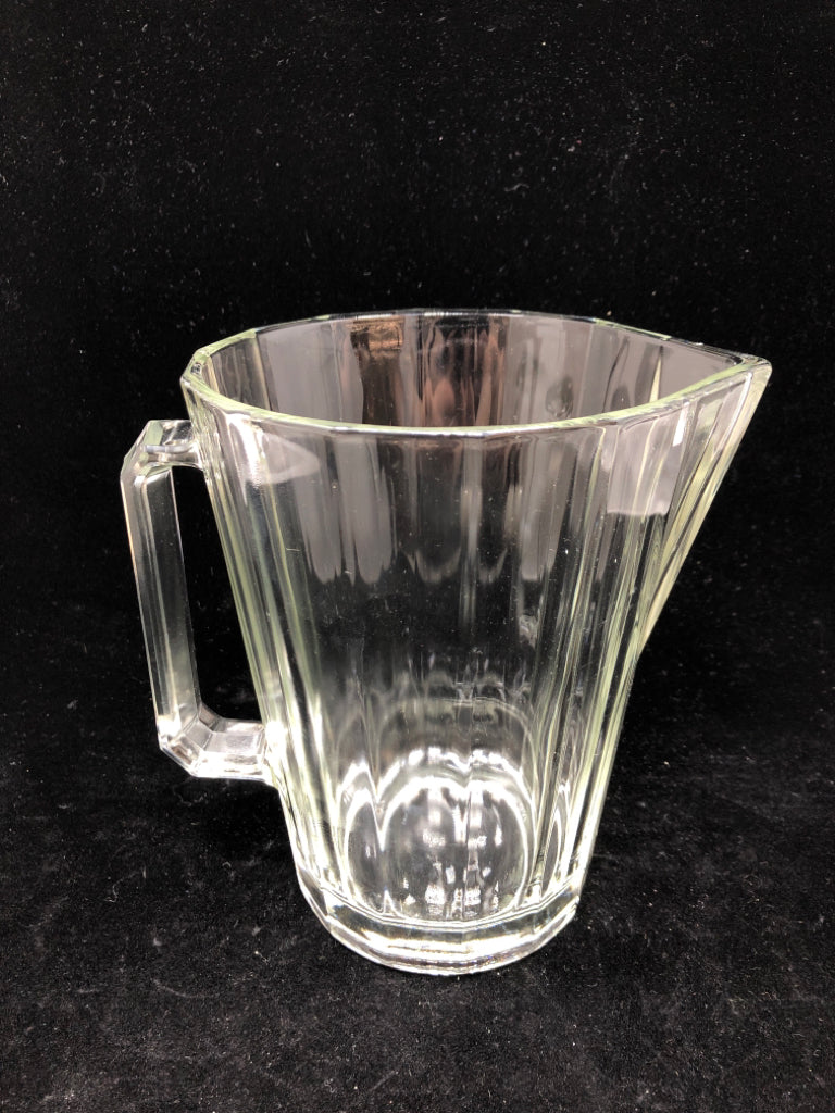 BORMIOLL ITALIAN GLASS PITCHER.