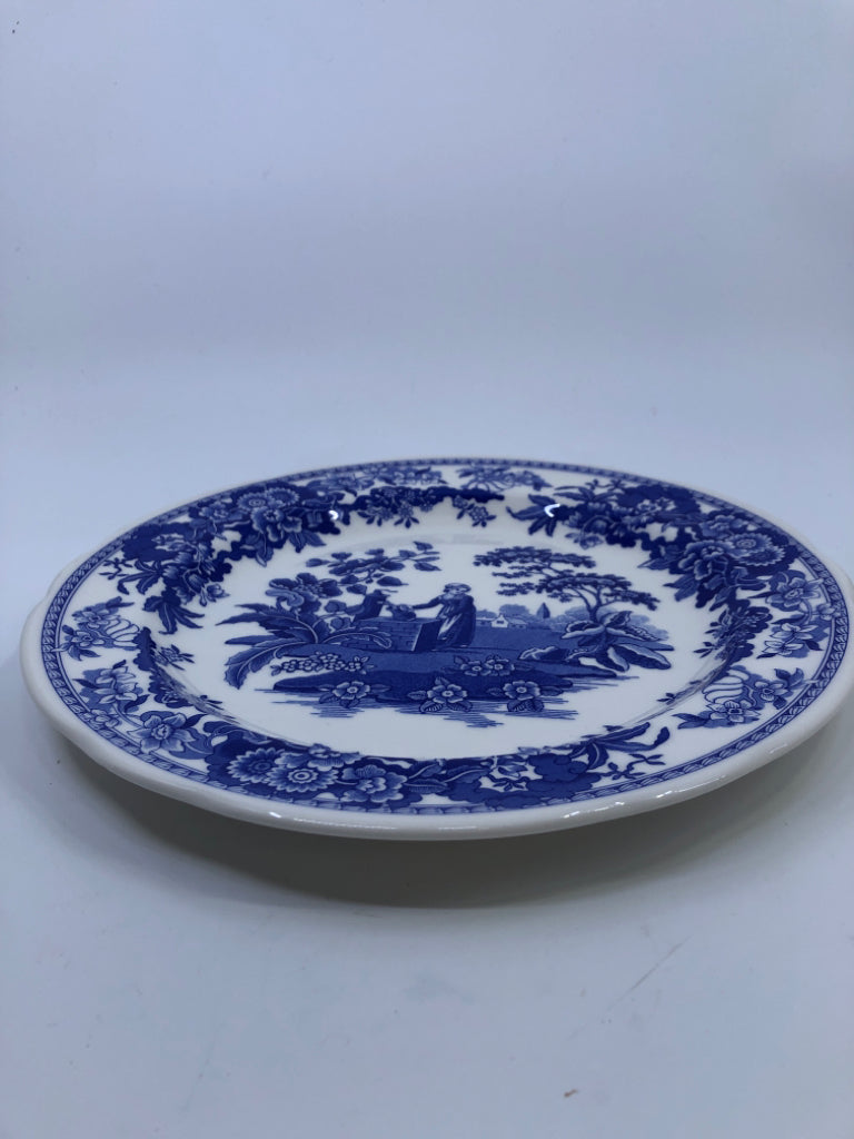 BLUE/WHITE "GIRL AT WELL" SPODE BLUE ROOM COLLECTION.