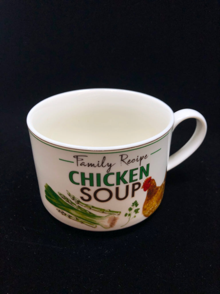 CHICKEN SOUP RECIPE MUG.