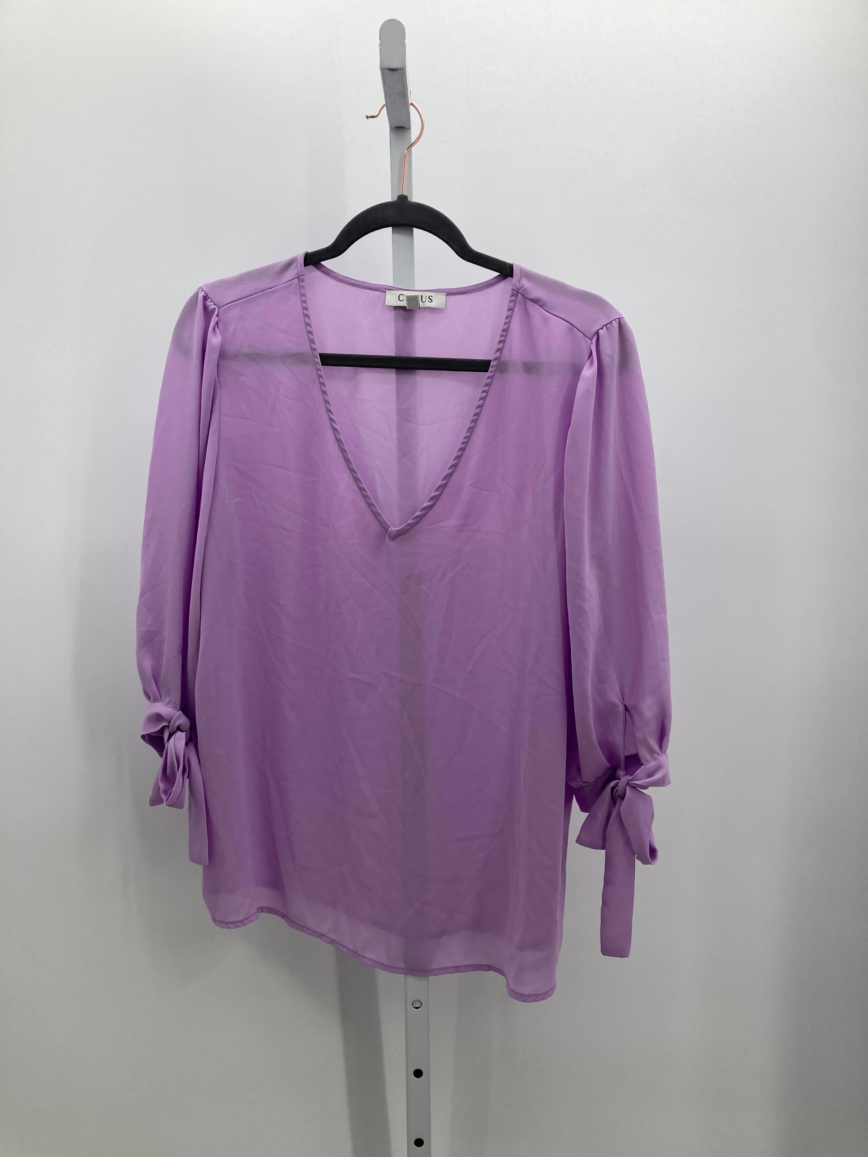 Chaus Size Extra Large Misses 3/4 Sleeve Shirt