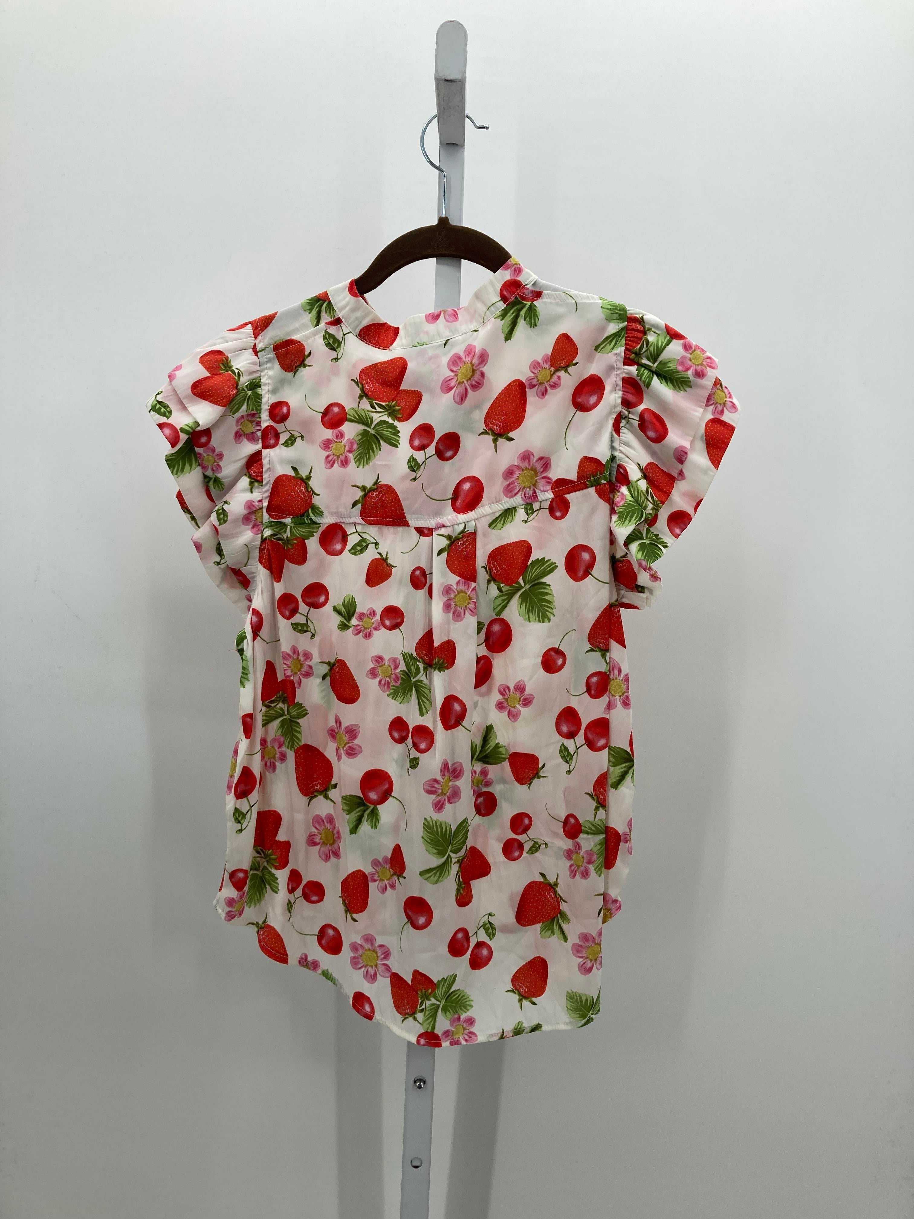 Rose & Olive Size Small Misses Short Sleeve Shirt