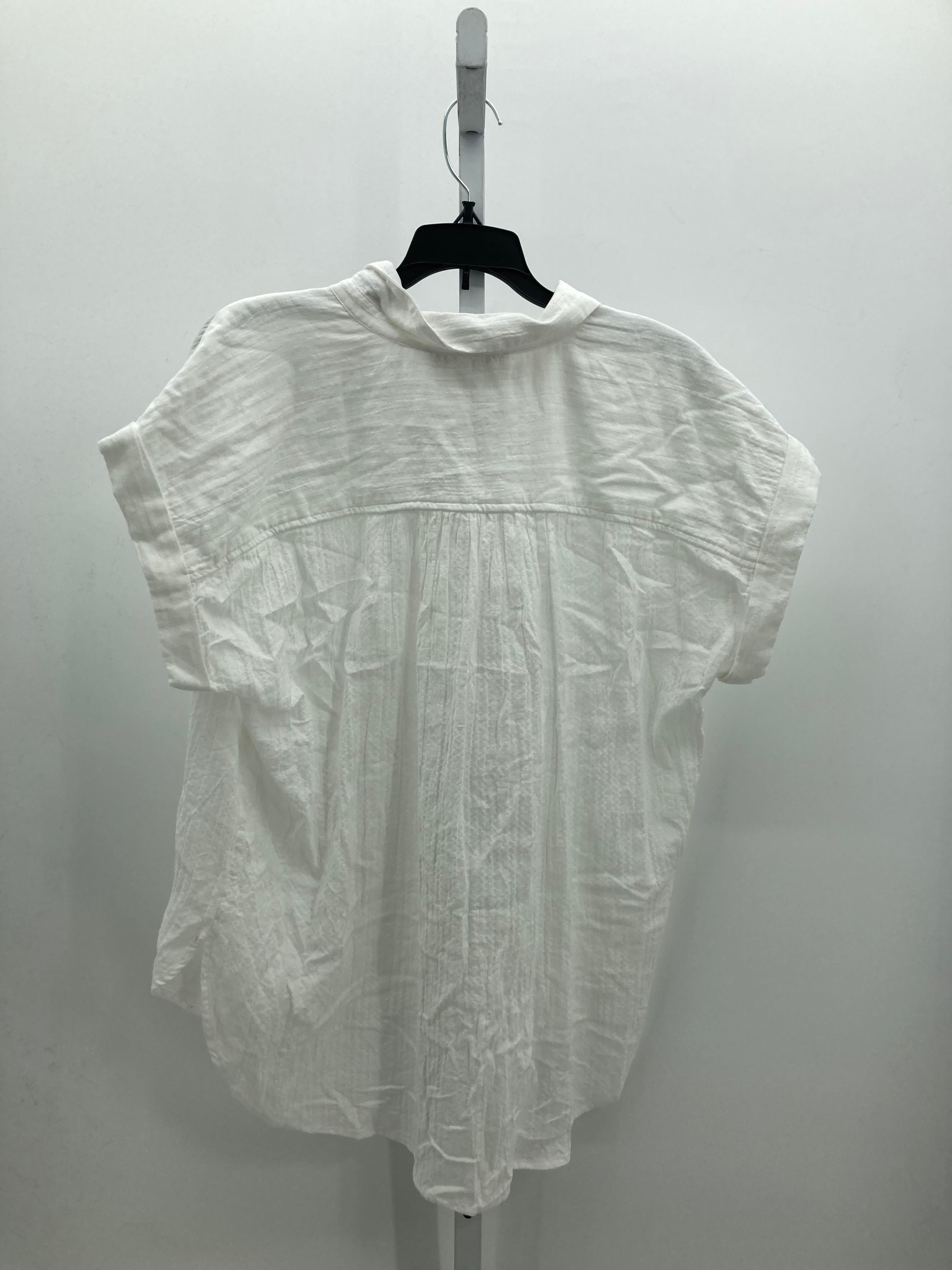 Loft Size Large Misses Short Sleeve Shirt