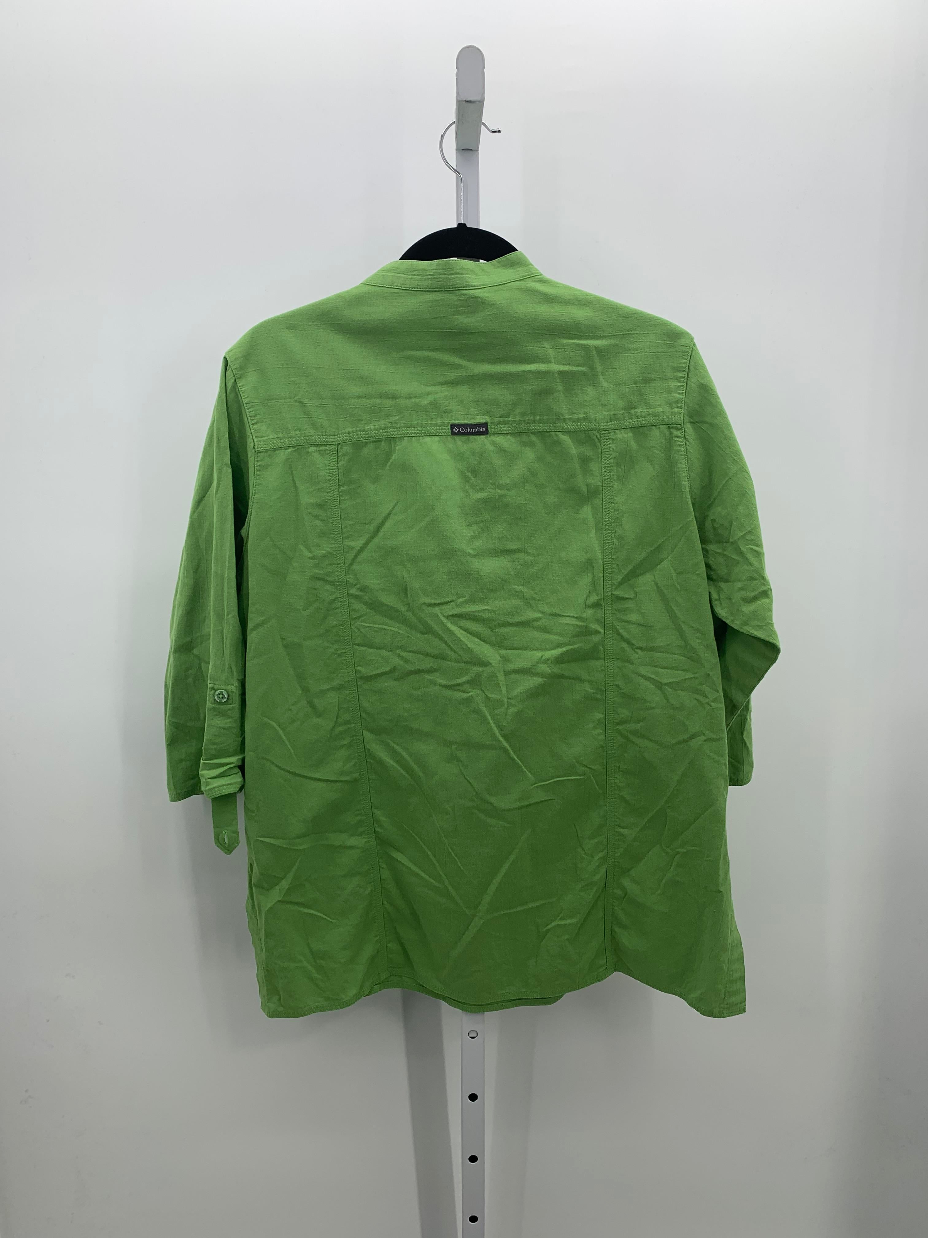 Columbia Size Extra Large Misses 3/4 Sleeve Shirt