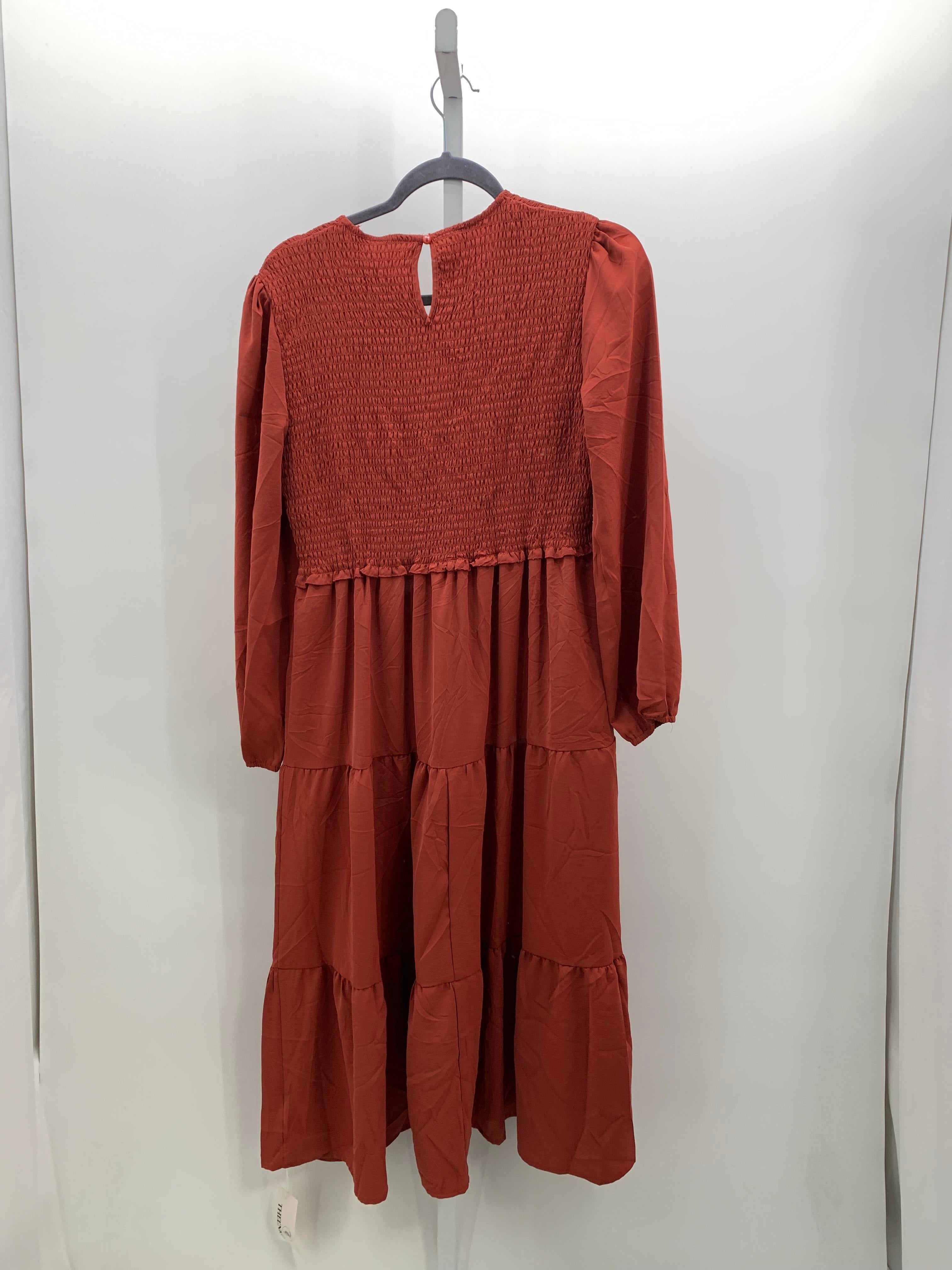 Size Large Misses Long Sleeve Dress