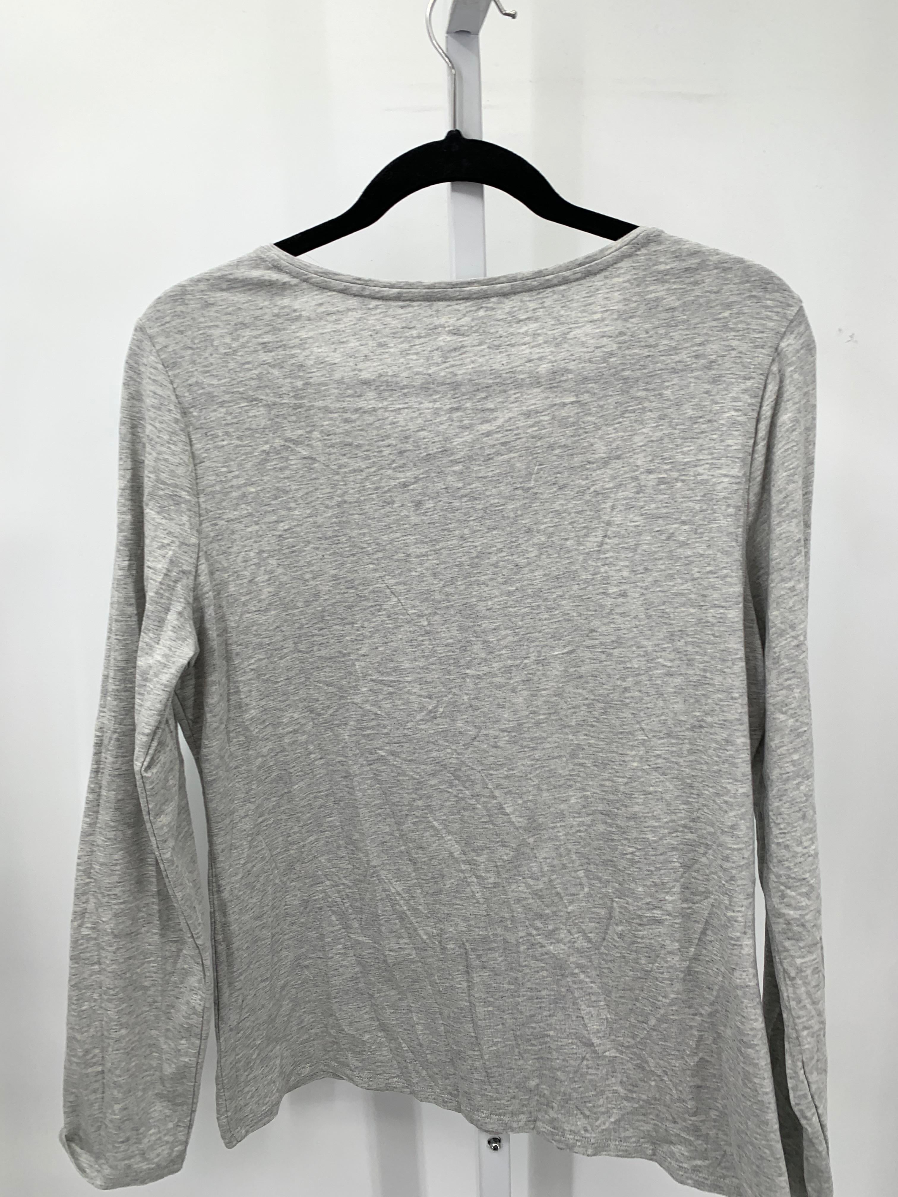 Garnet Hill Size Large Misses Long Sleeve Shirt