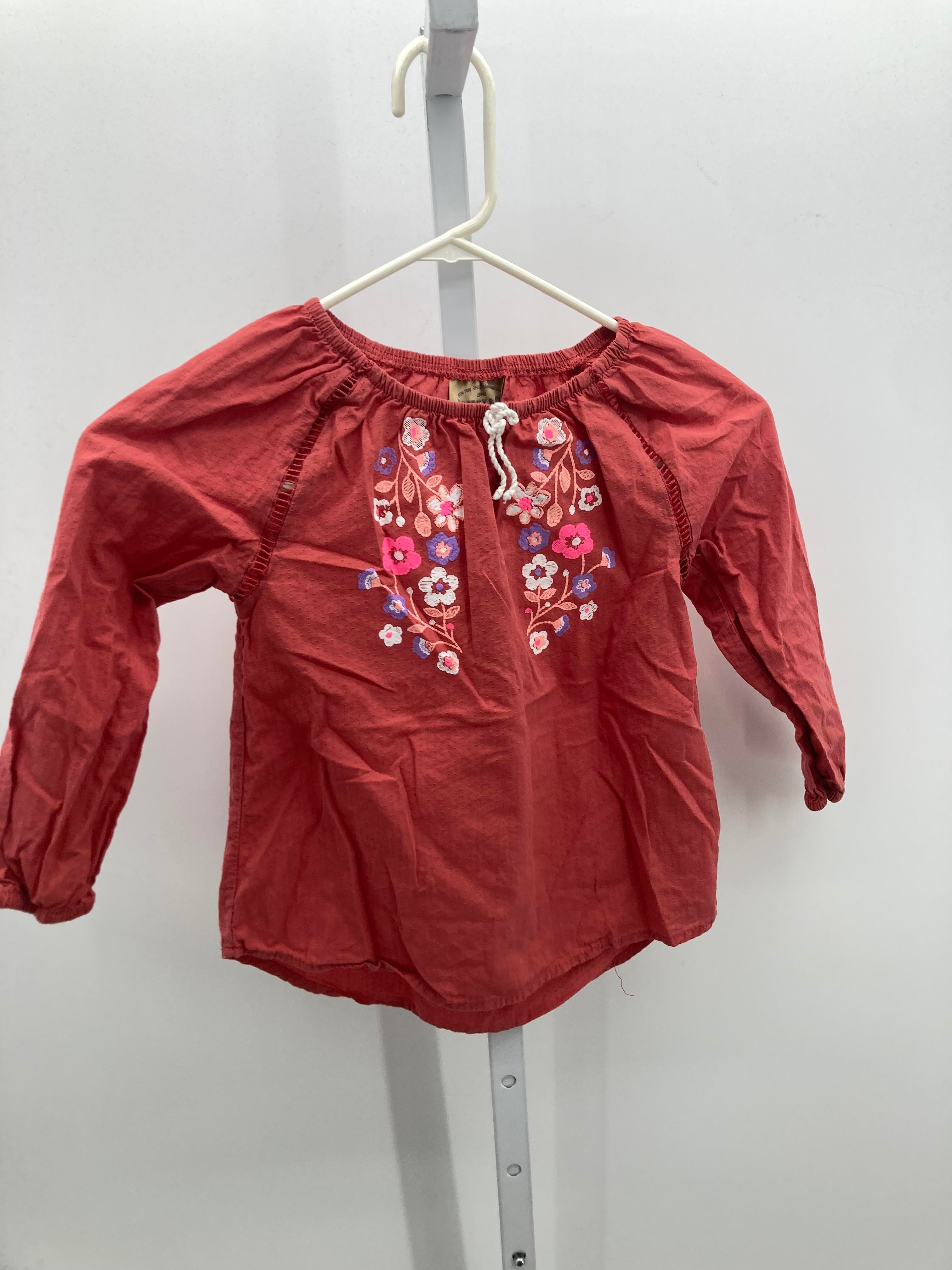 Roebuck & Co Size 7-8 Girls Long Sleeve Shirt