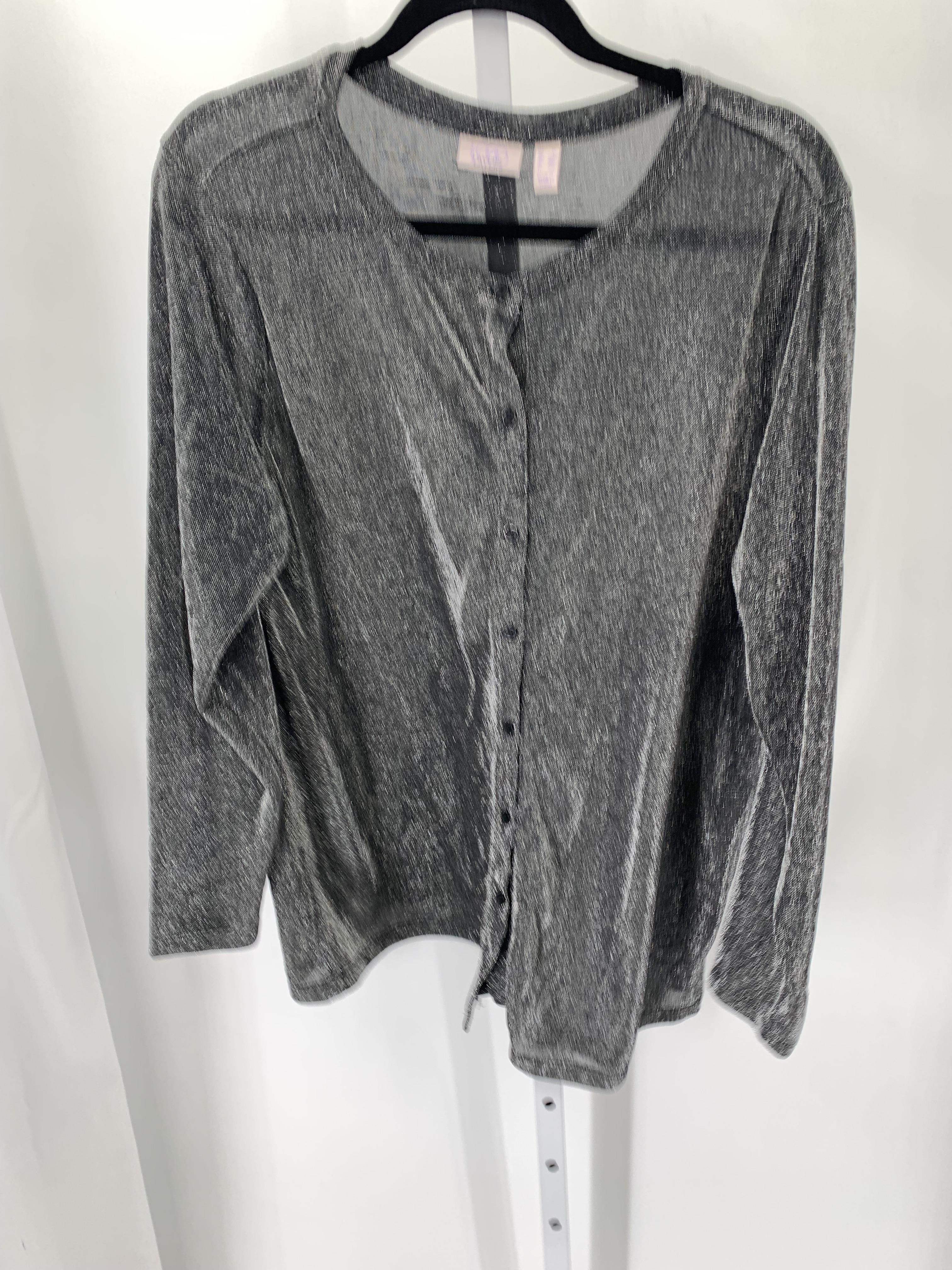 LOGO Size 1X Womens Long Sleeve Shirt