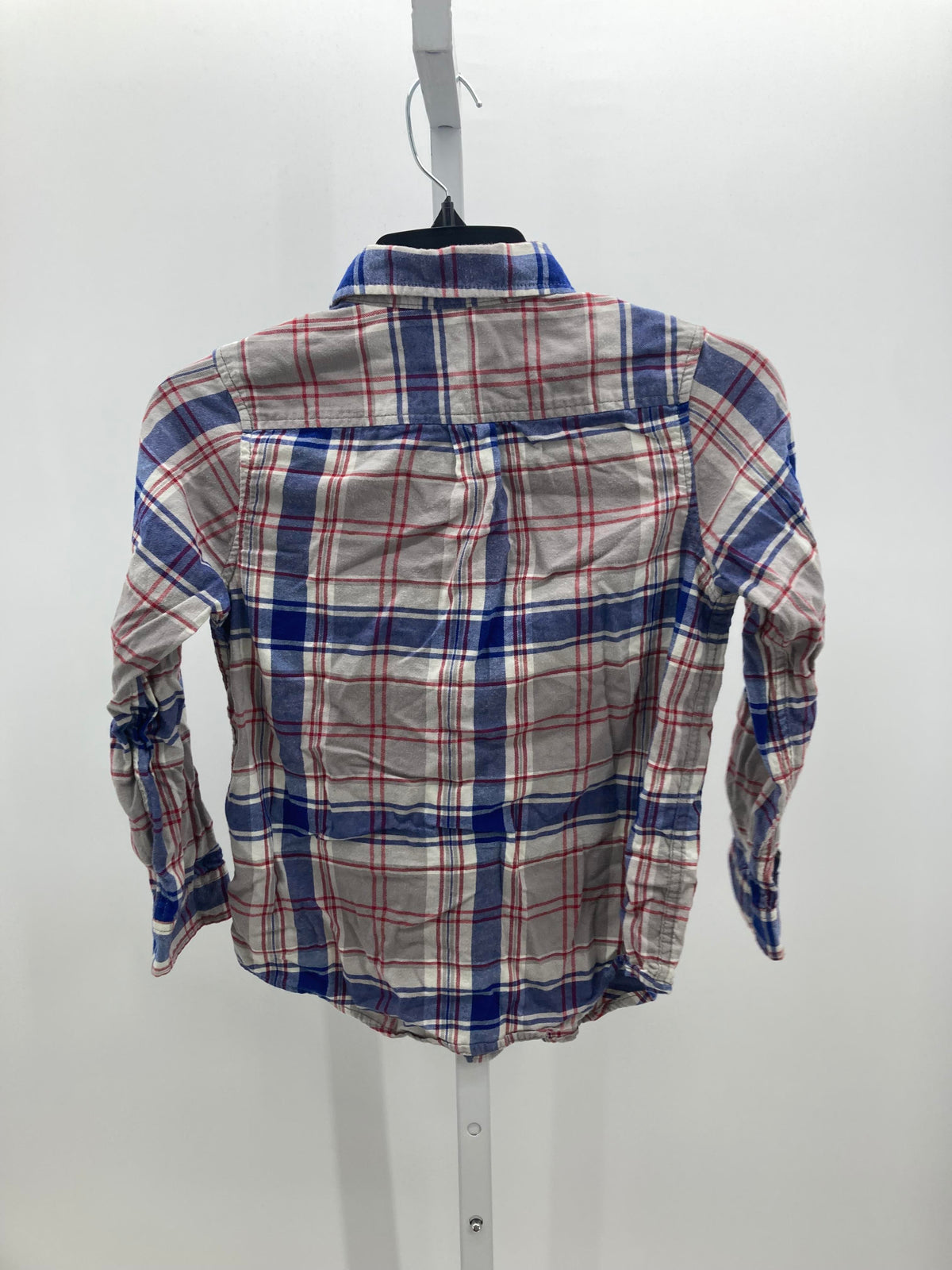 BLUE RED PLAID