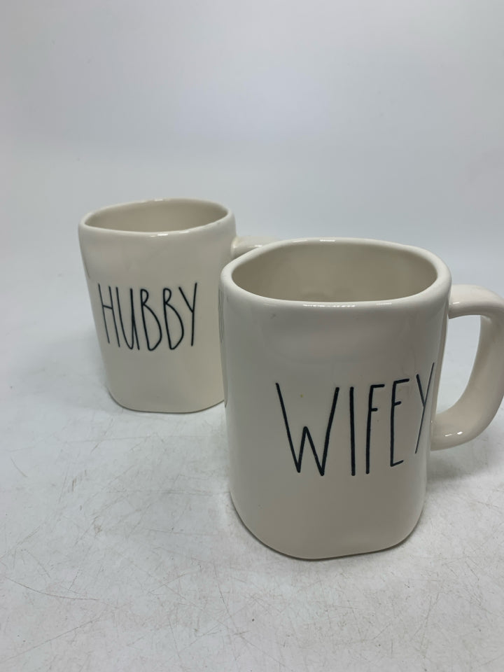 WIFEY/HUBBY MUGS.