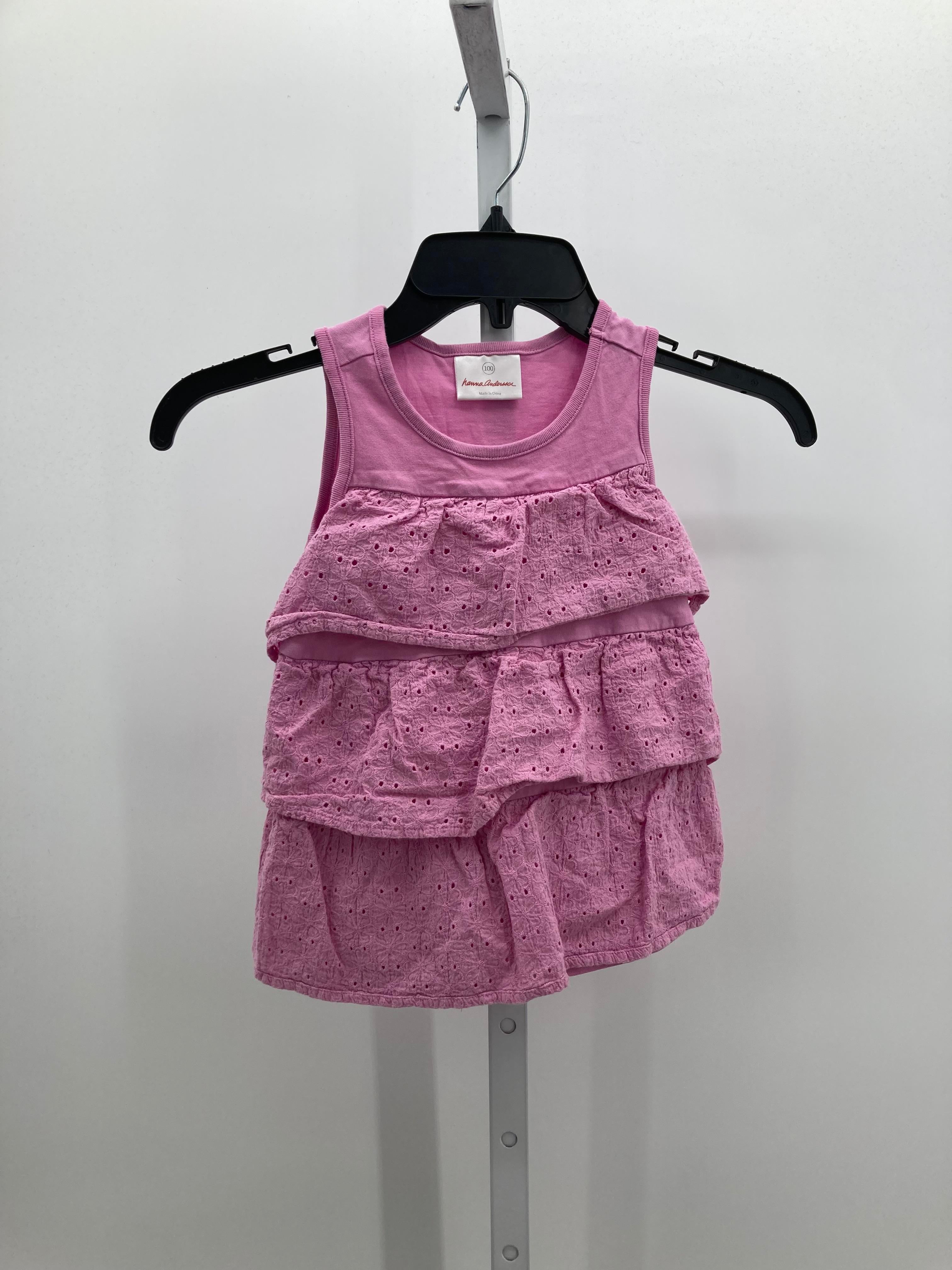 Hanna Anderson Size 4 Girls Sleeveless Shirt