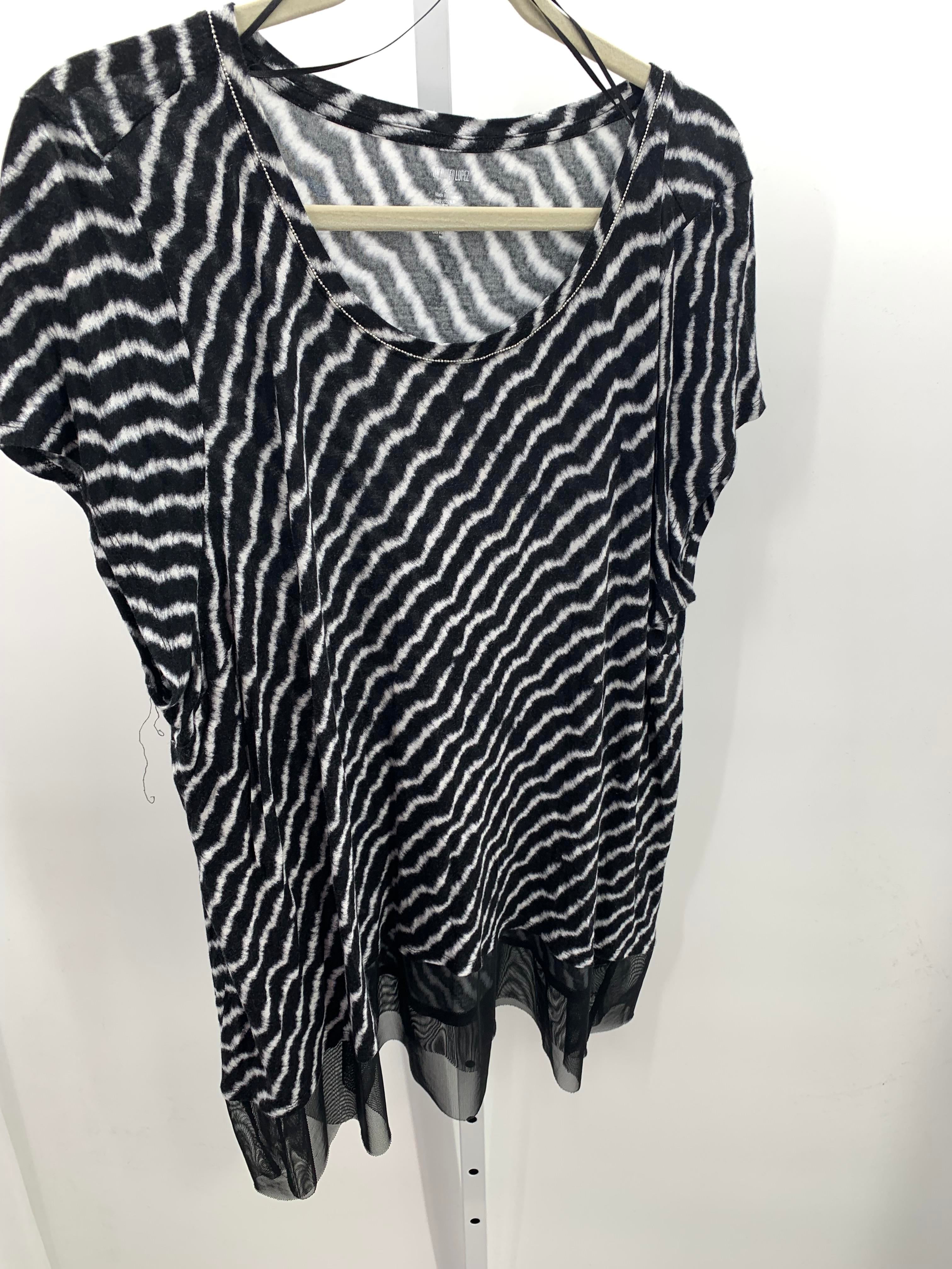 Jennifer Lopez Size 2X Womens Short Sleeve Shirt