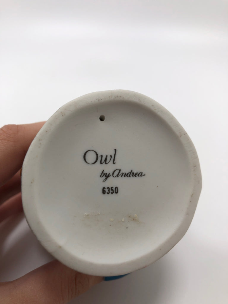 PORCELAIN OWL FIGURINE.