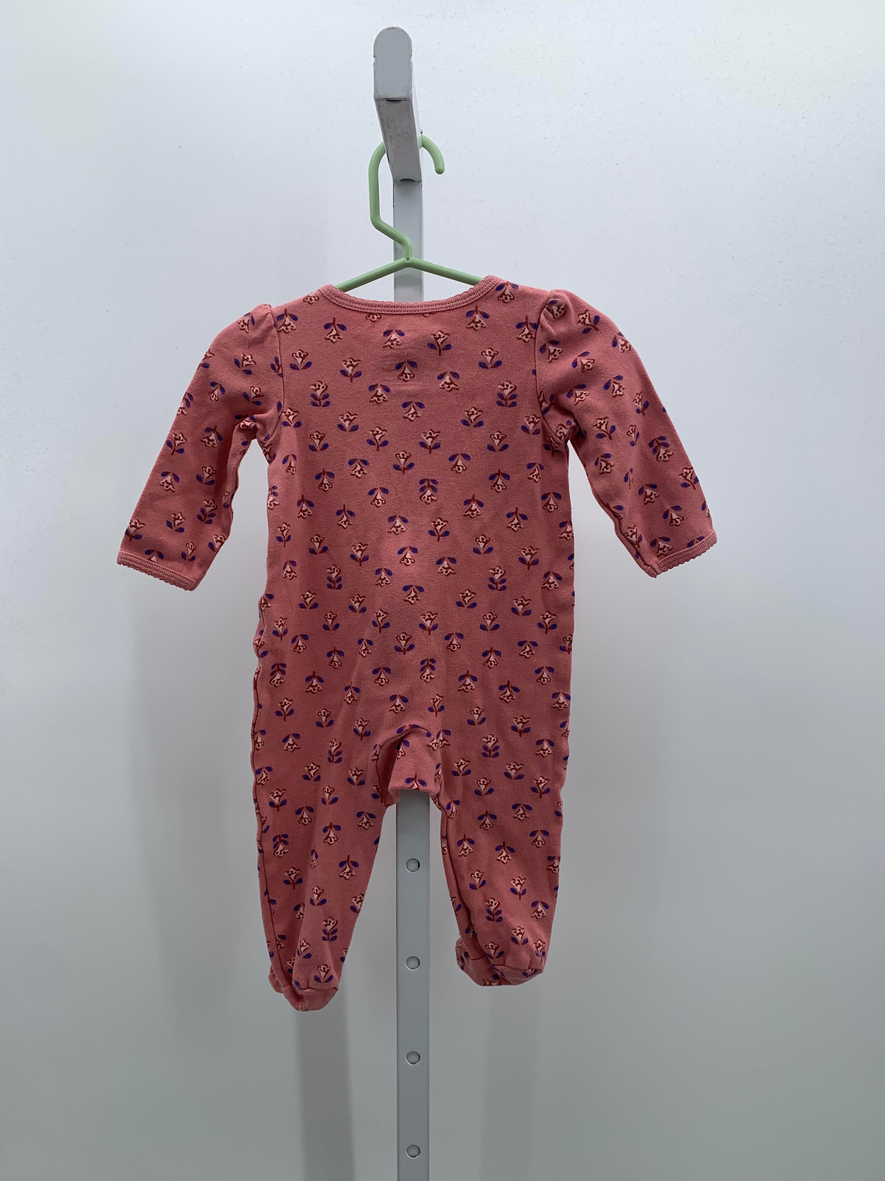 Carters Size 6 Months Girls Long Slv. Romper