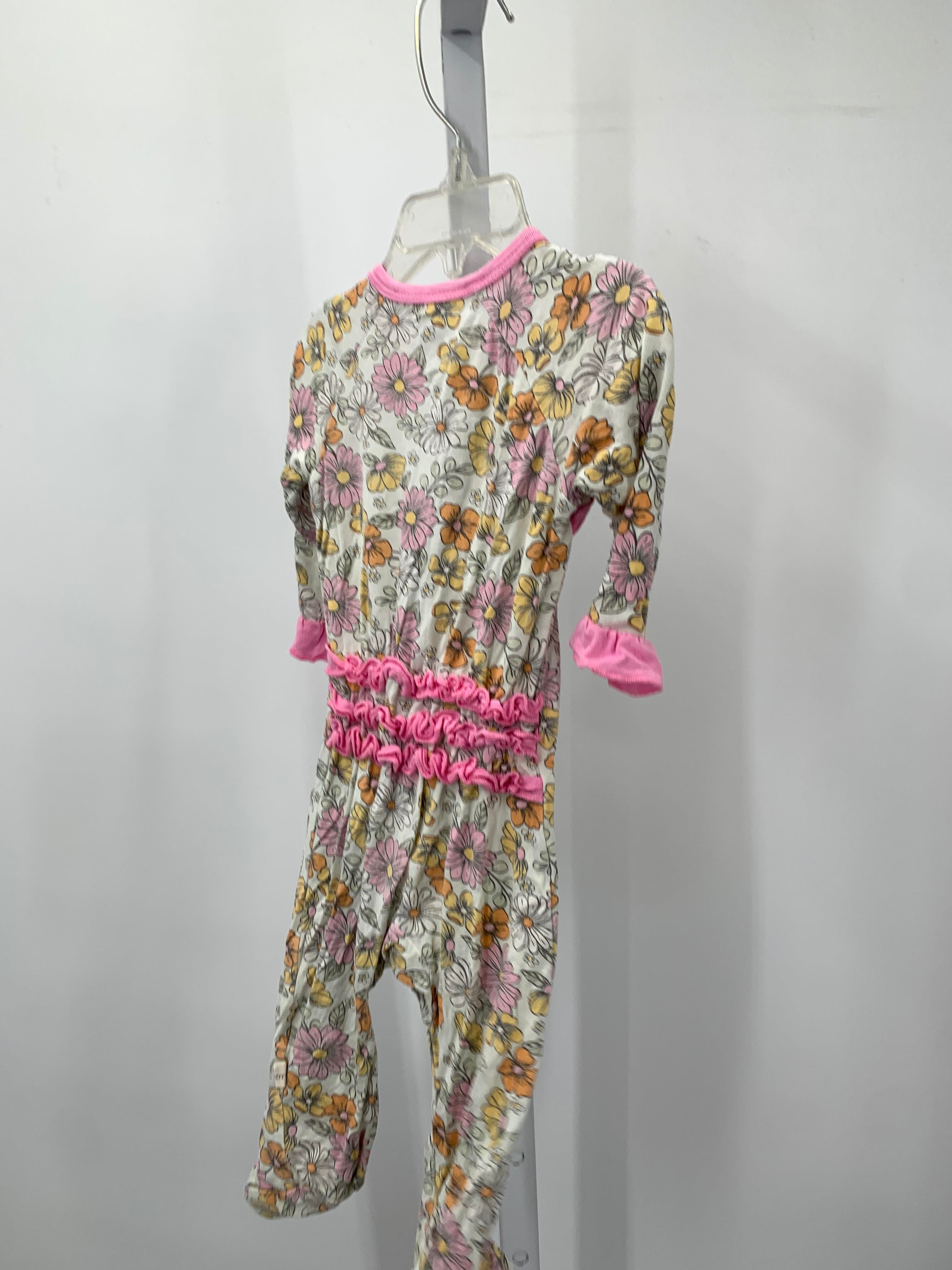 Size 3-6 Months Girls Long Slv. Romper