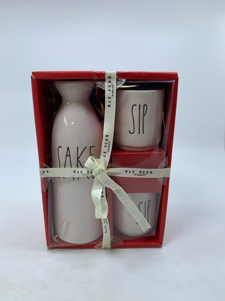 NIB 3PC SAKE SET.