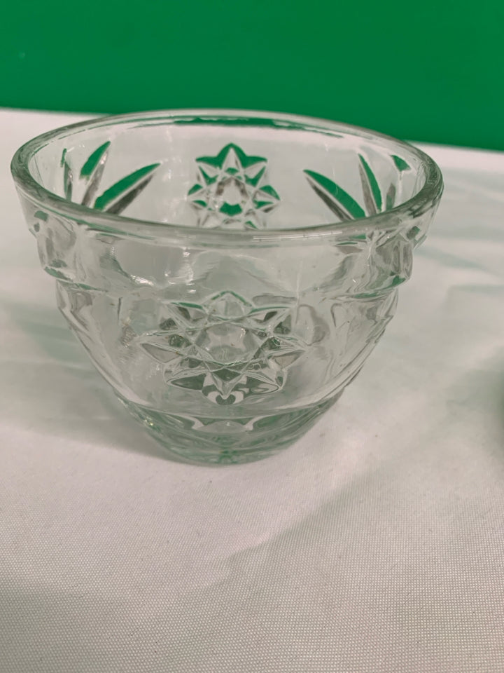 SMALL CUT GLASS SUGAR.