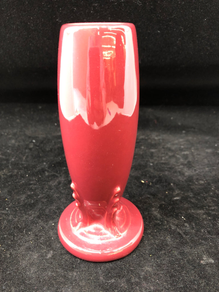 FIESTA RED JUNIPER BUD VASE.