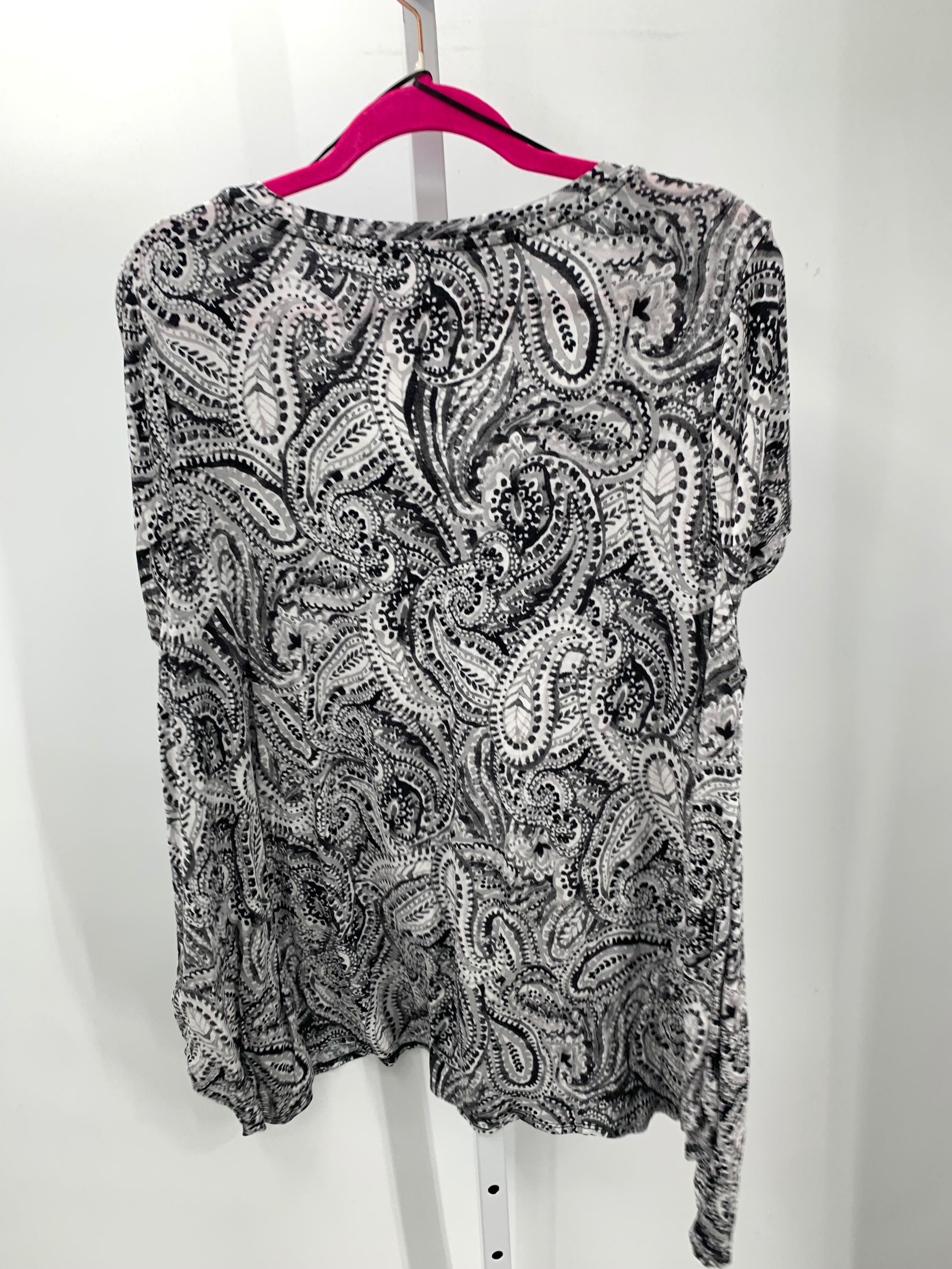 Artisan NY Size 2X Womens Short Sleeve Shirt