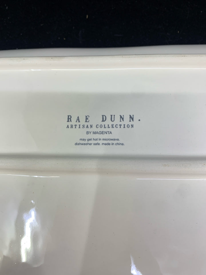 NAUGHTY & NICE SERVING DISH-RAE DUNN.