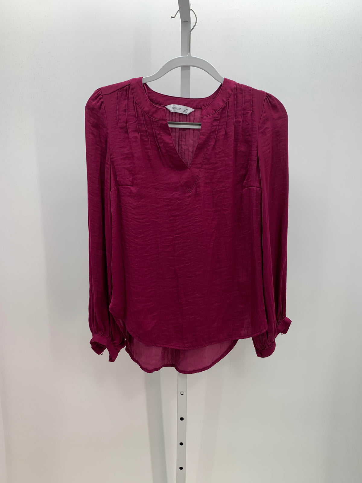 Nine West Size X Small Misses Long Sleeve Shirt