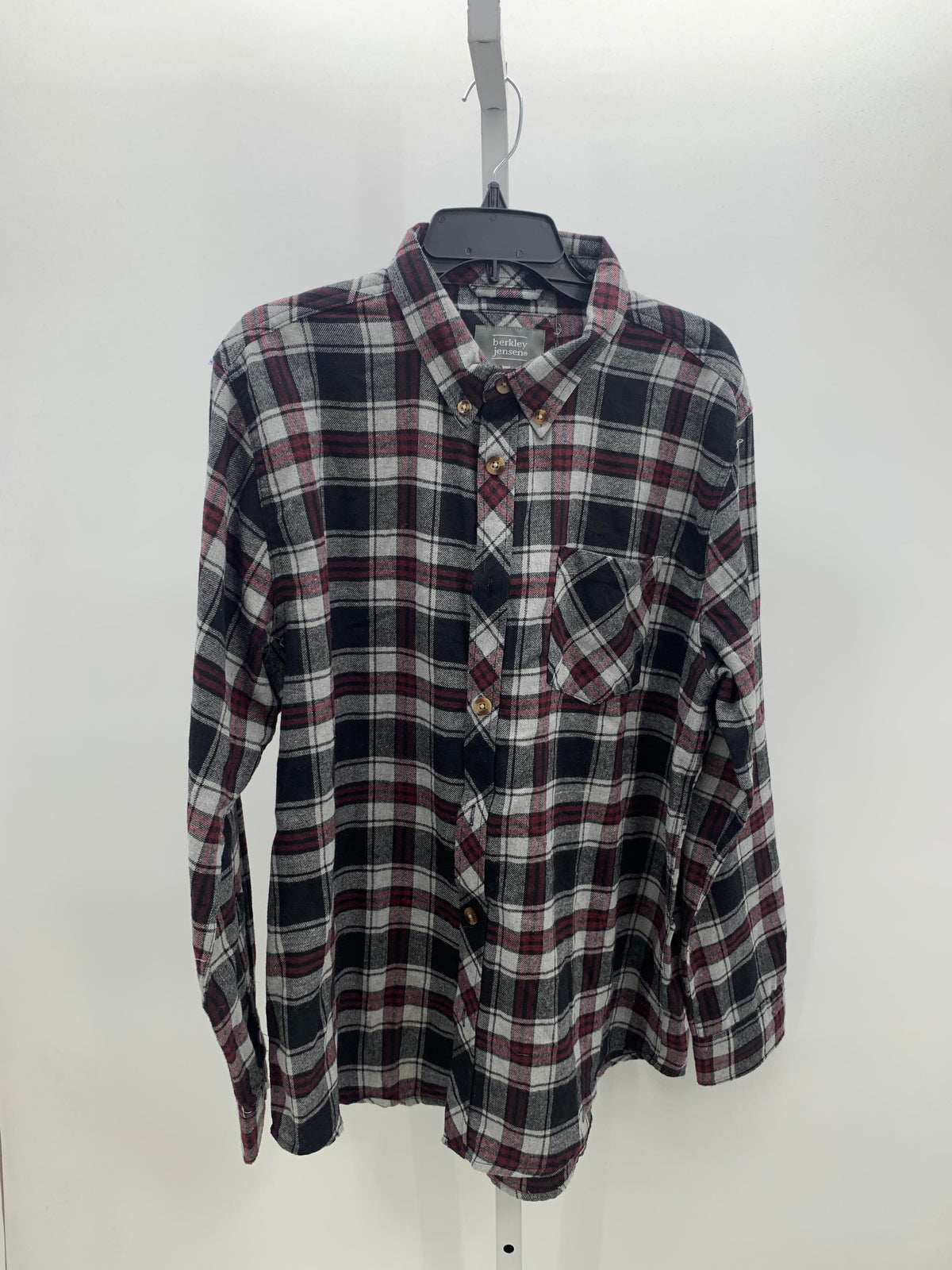 BLACK GREY PLAID