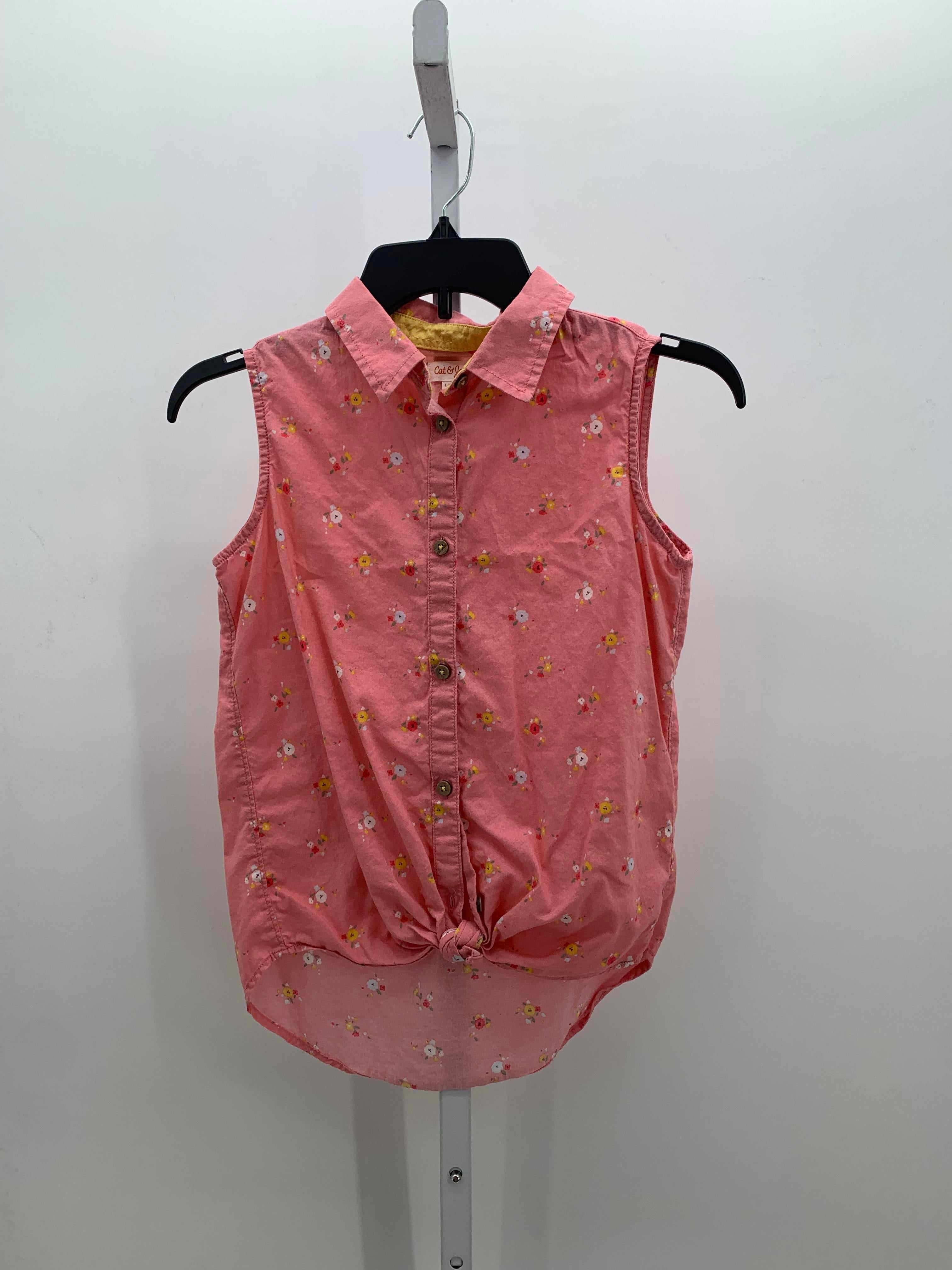 Cat & Jack Size 10-12 Girls Sleeveless Shirt