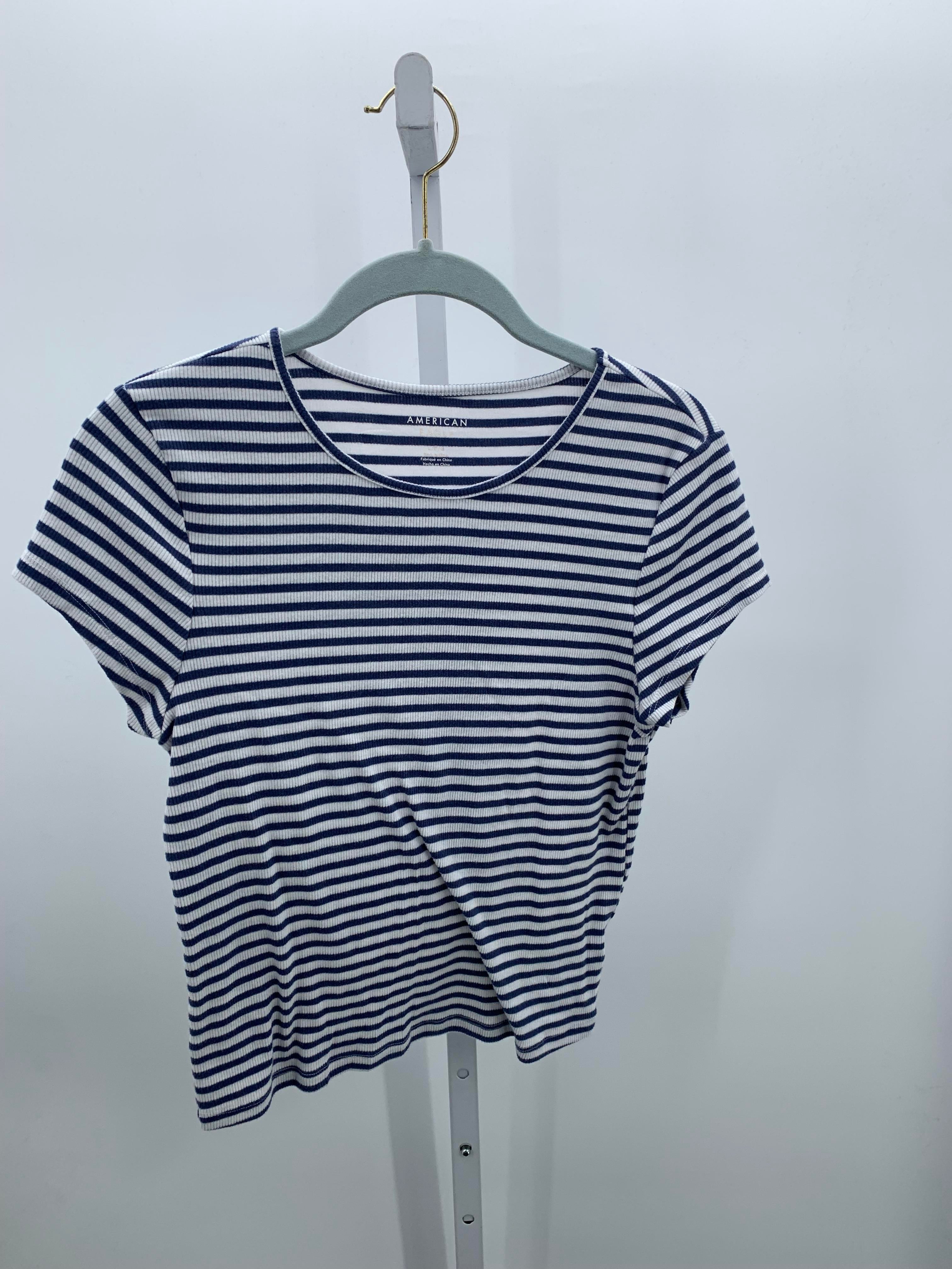 American Eagle Size Large Juniors Short Sleeve Shirt