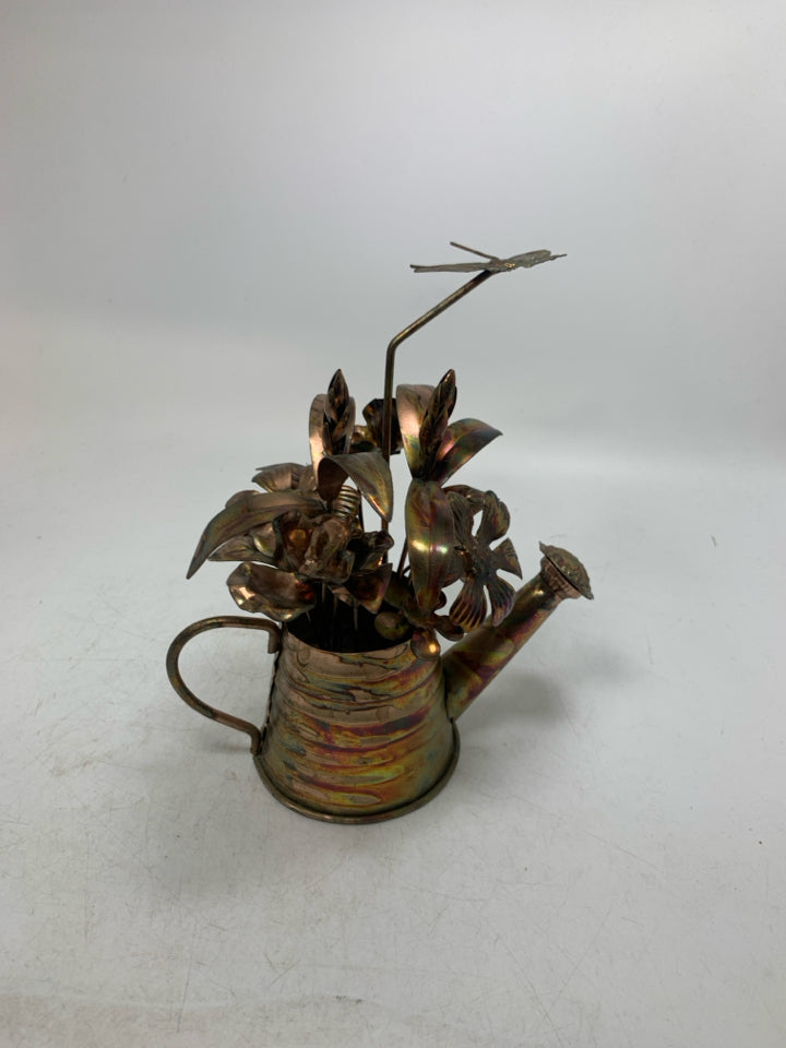 WATERING CAN W/ FLOWERS MUSIC BOX DERKELEY DESIGNS.