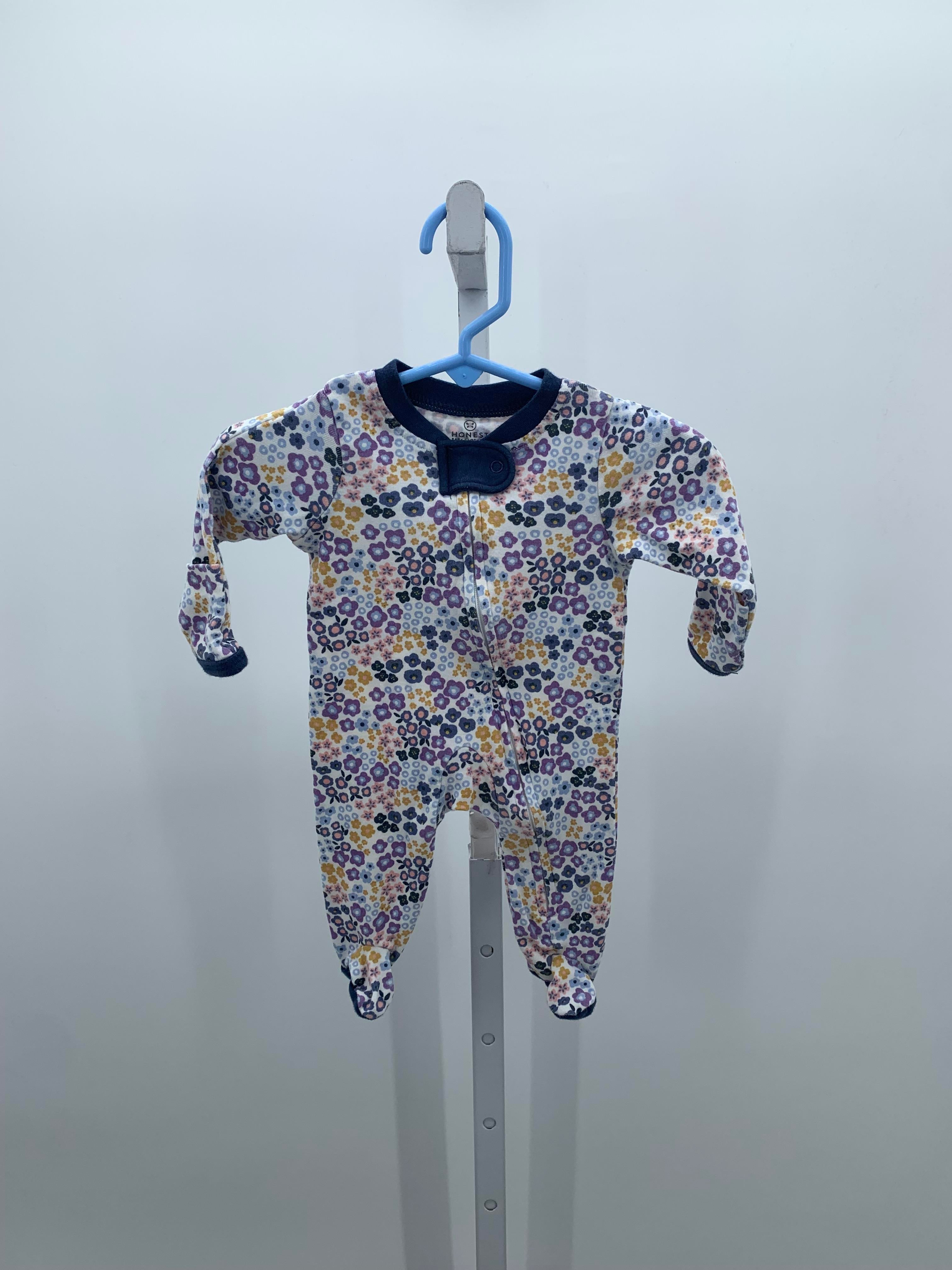 Size Newborn Girls Long Slv. Romper