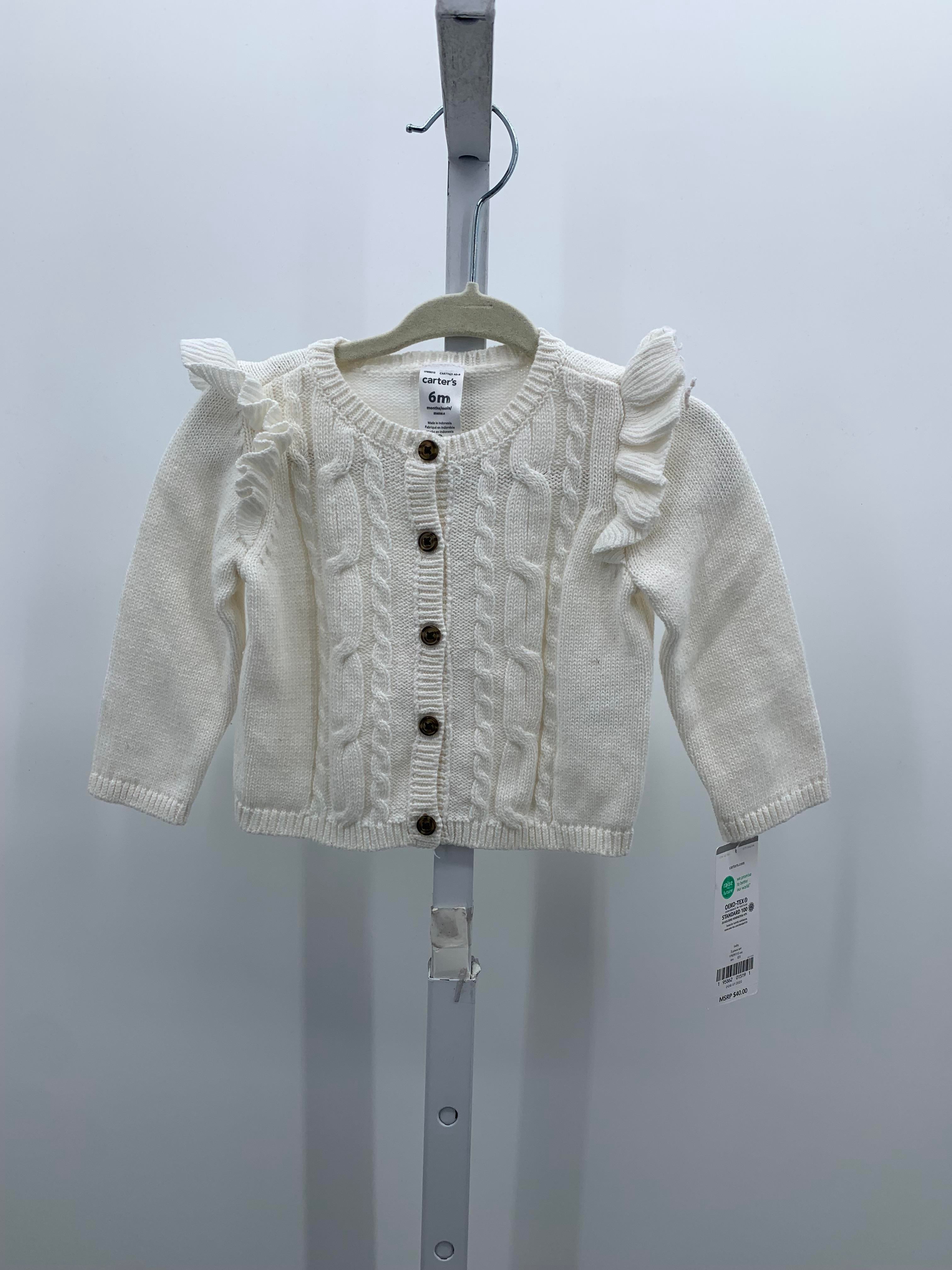 Carters Size 6 Months Girls Long Sleeve Sweater