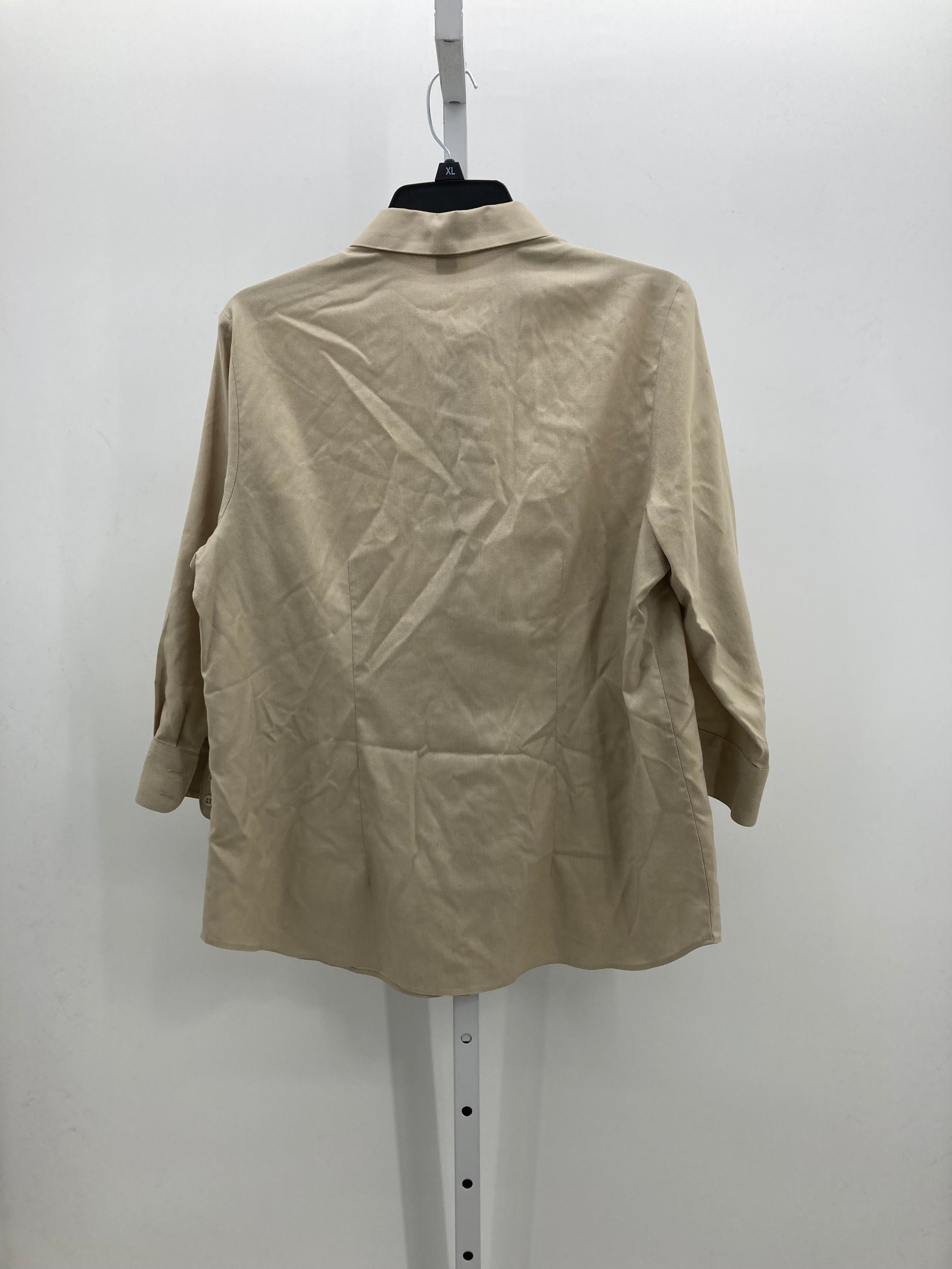 Coldwater Creek Size Large Misses Long Sleeve Shirt