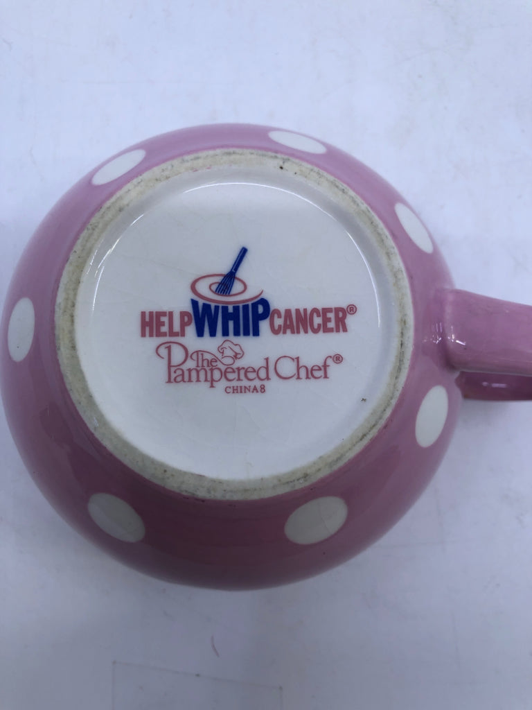3 PC WHIP CANCER- 2 SQUARE PLATES + 1 MUG.