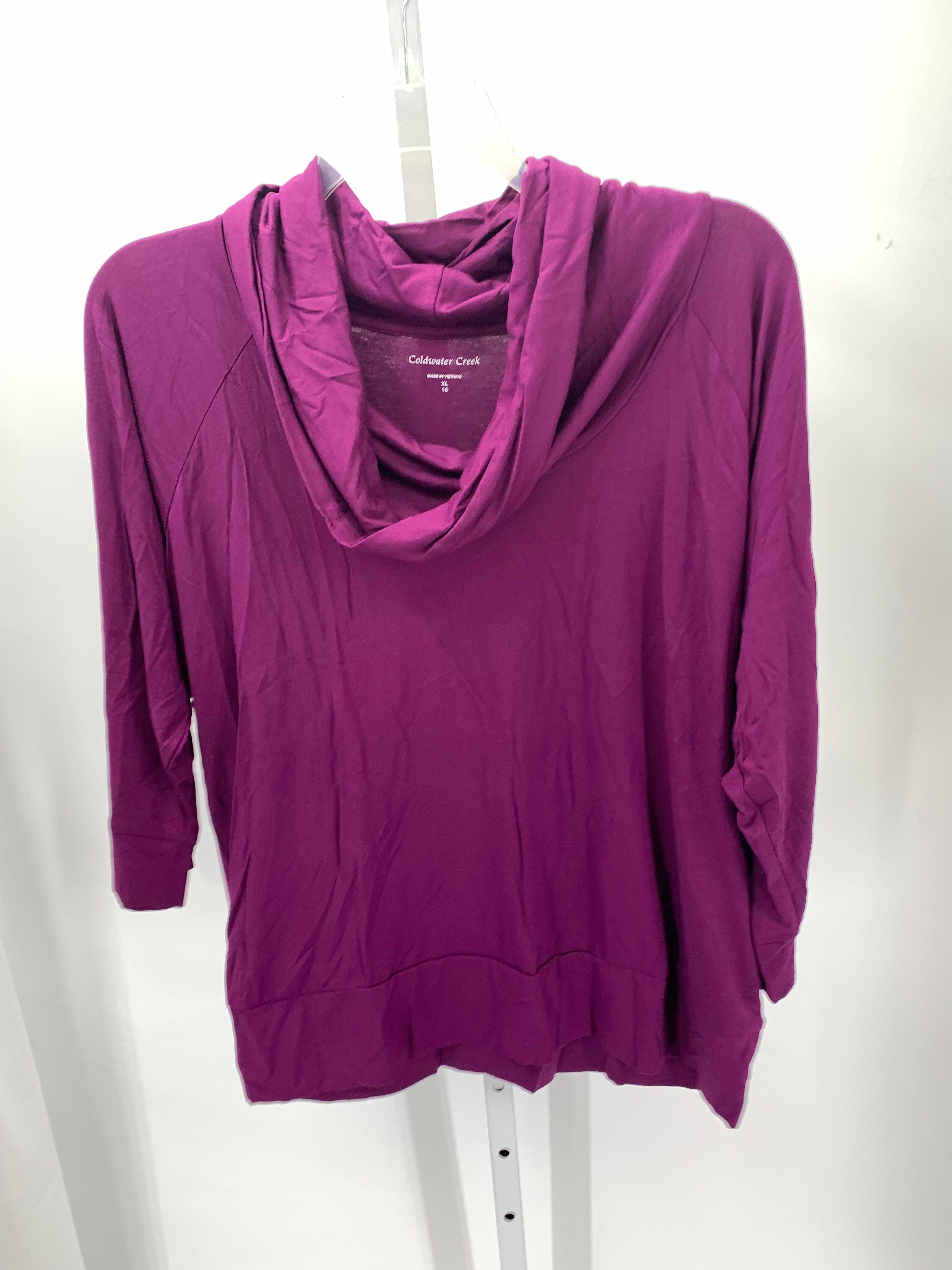 Coldwater Creek Size Extra Large Misses 3/4 Sleeve Shirt